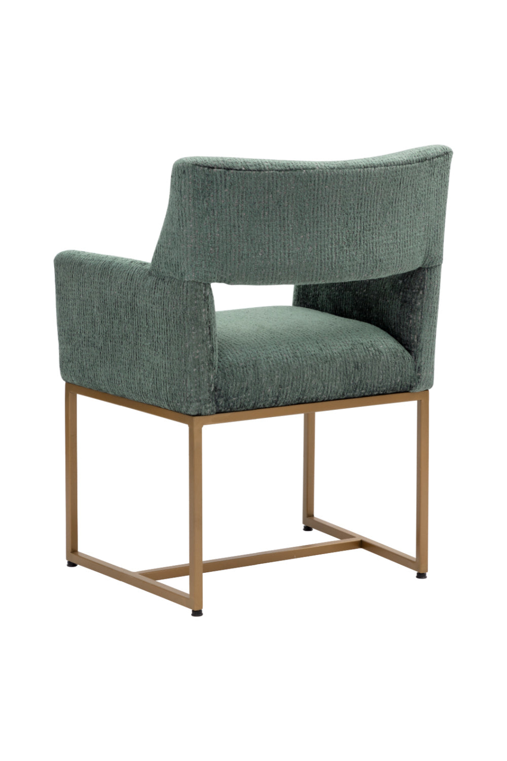Teal Cutout-Back Dining Chair by Splendido Greco, alternate view 5