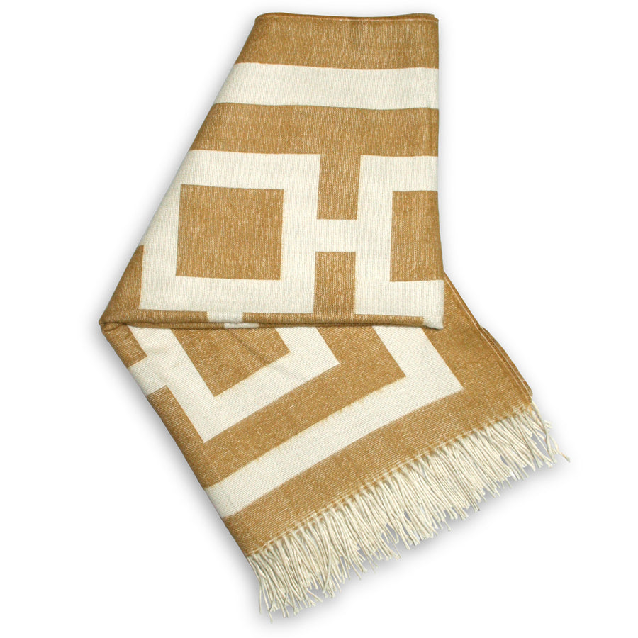 Baby Alpaca Fringed Throw | Jonathan Adler Nixon | Oroa.com