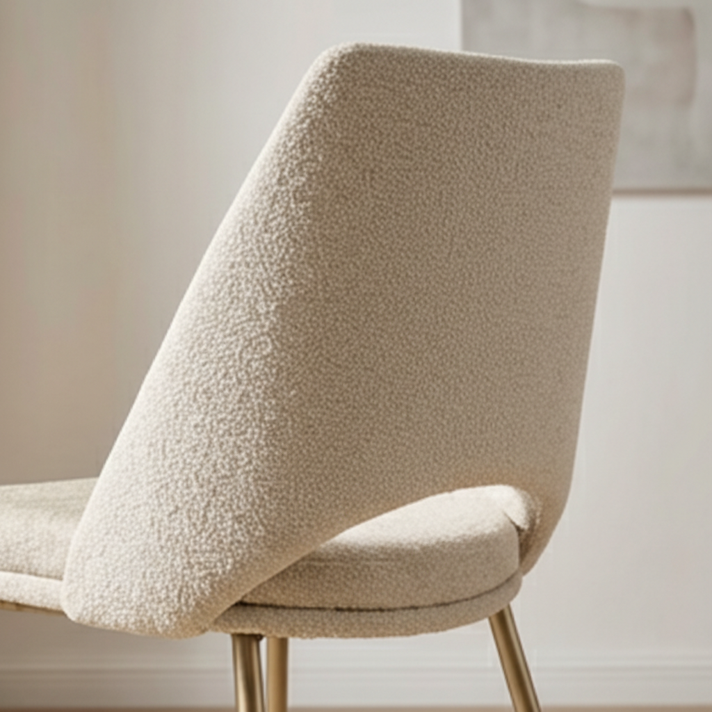 Cutout-Back Fabric Dining Chairs (2) by Splendido Radella, alternate view 11
