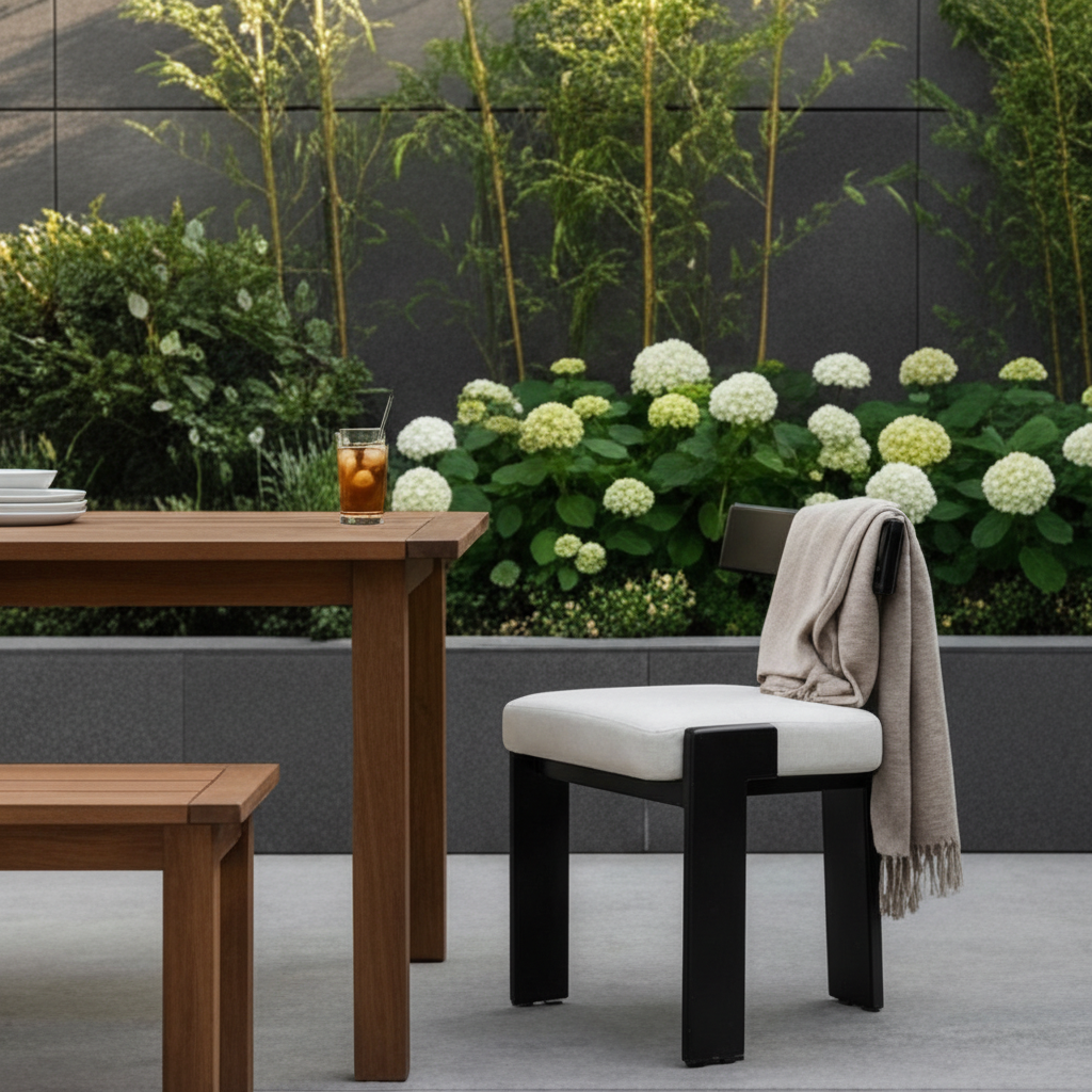 T-Shaped Back Indoor/Outdoor Dining Chairs (2) by Splendido Titan, alternate view 11