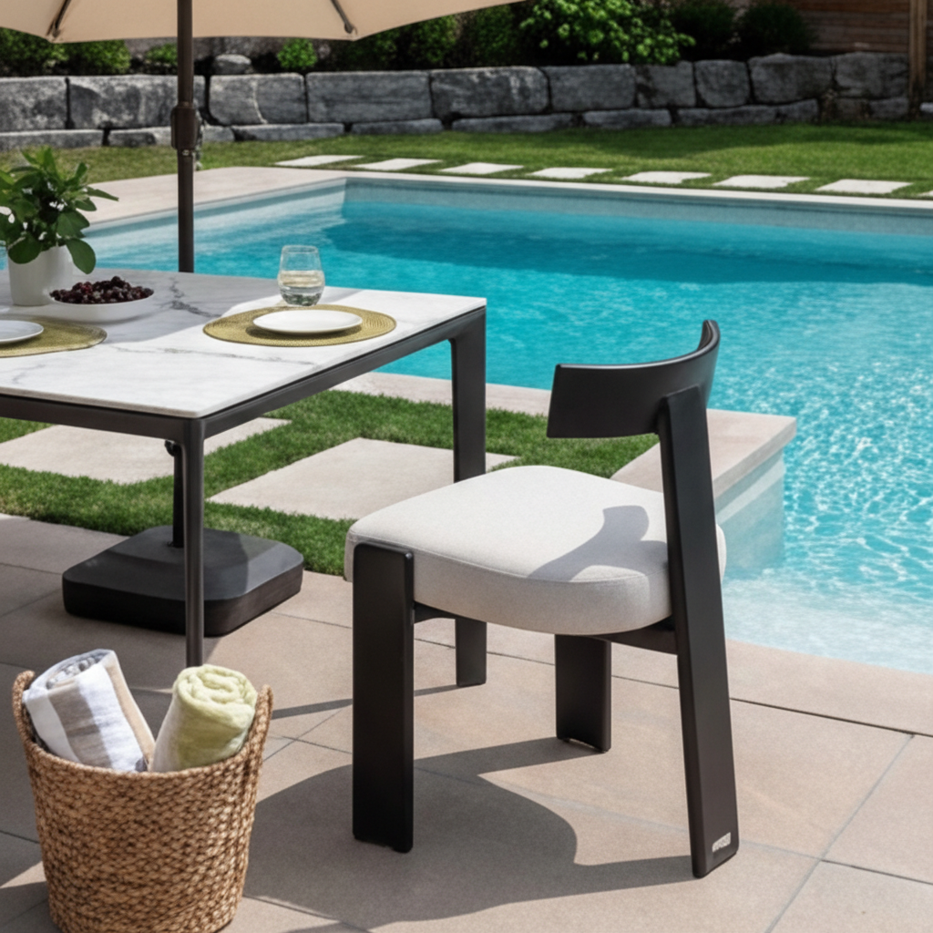 T-Shaped Back Indoor/Outdoor Dining Chairs (2) by Splendido Titan, alternate view 18