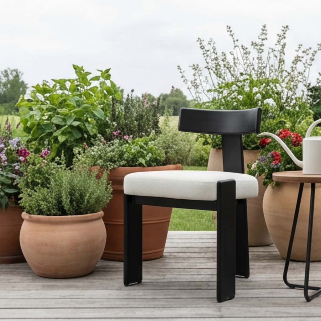 T-Shaped Back Indoor/Outdoor Dining Chairs (2) by Splendido Titan, alternate view 16