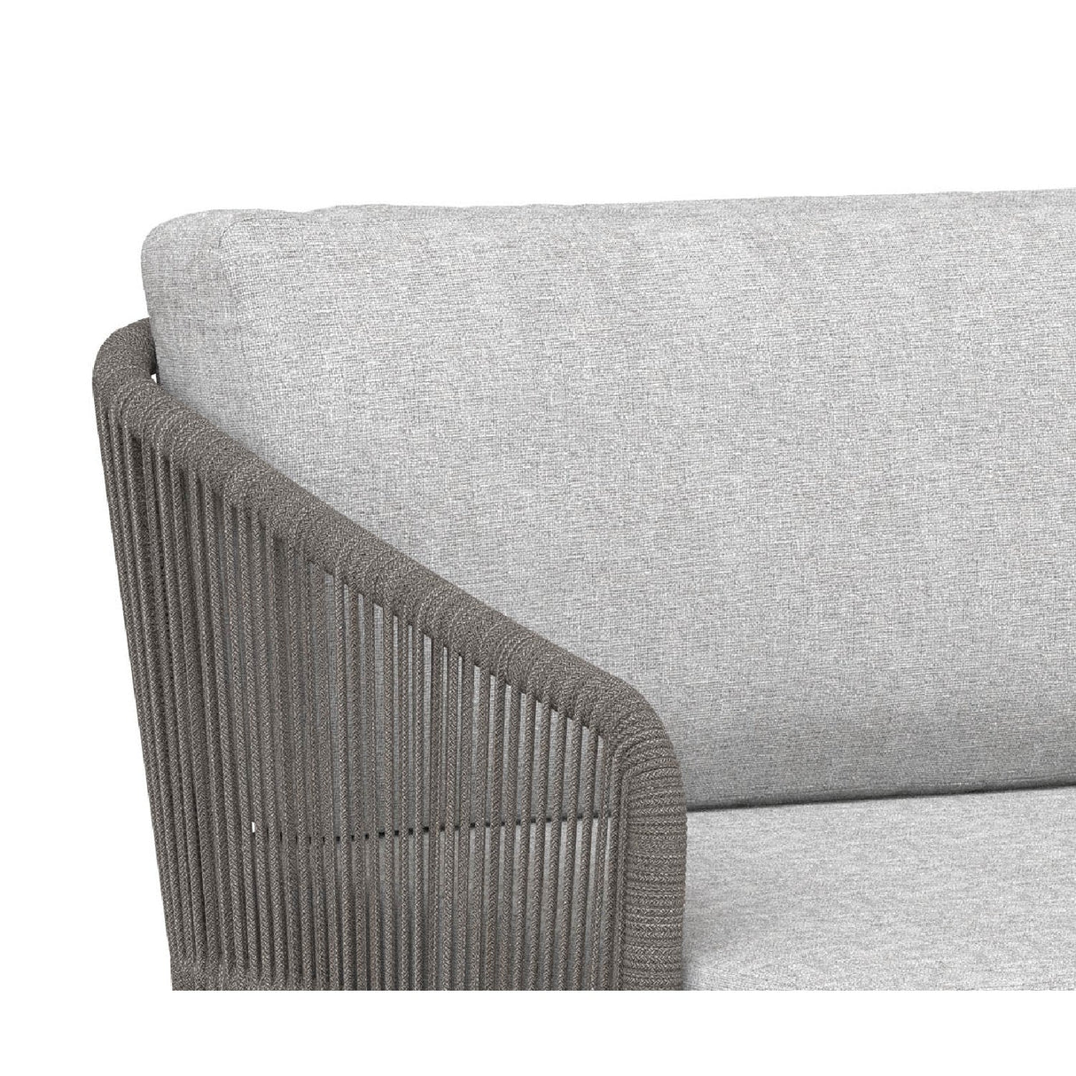 Gray Rope Outdoor Sofa by Splendido Allariz, alternate view 7
