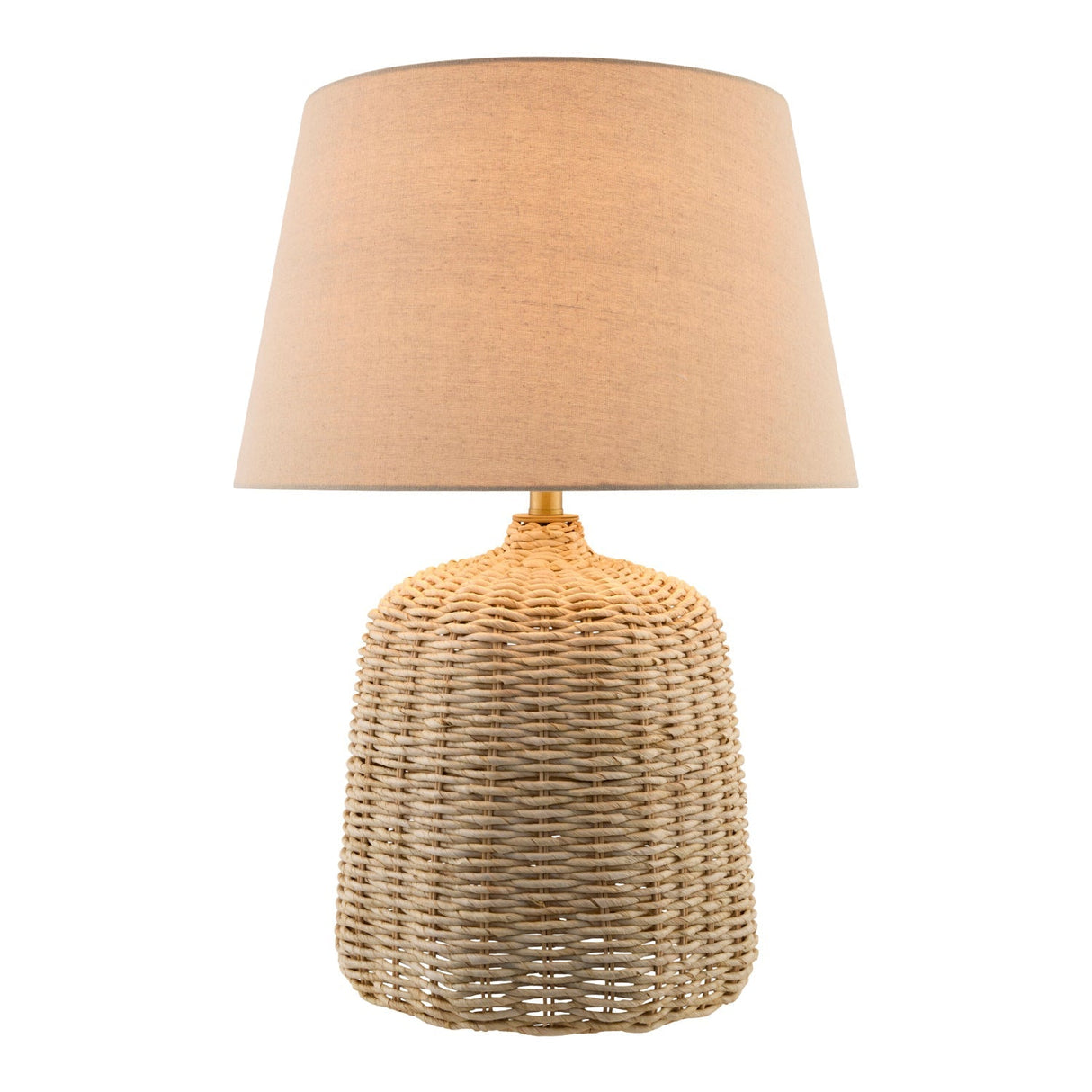 Modern European furniture - Beige Rattan Table Lamp - www.oroa.com