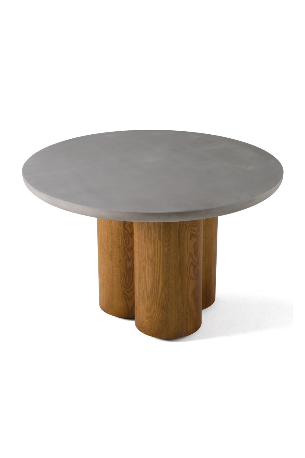 Walnut Base Round Dining Table | OROA Modern Bateman | Oroa.com
