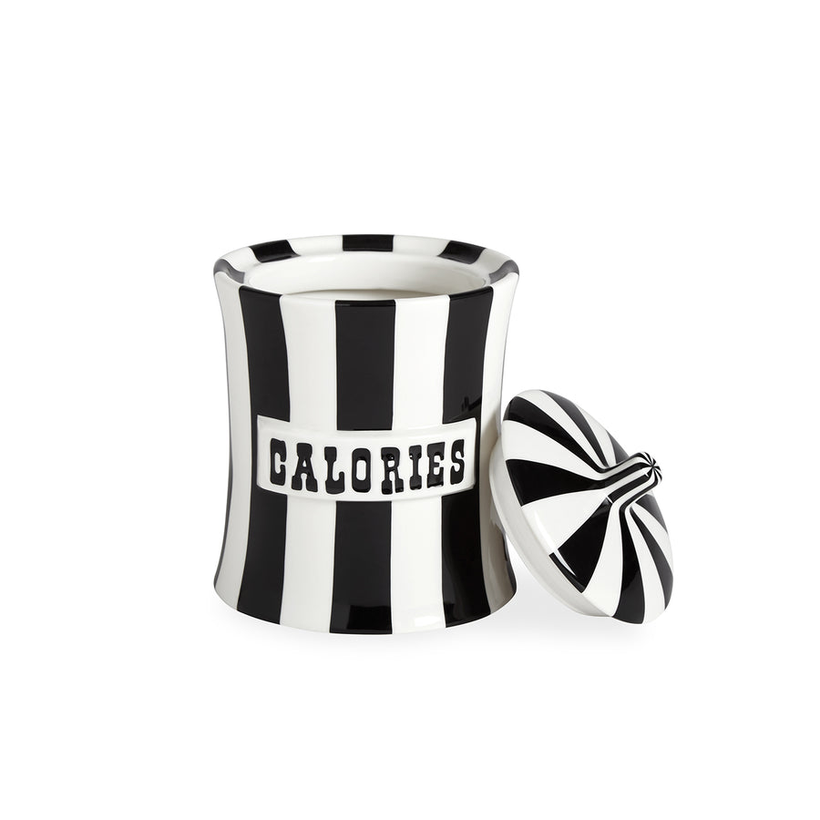 Stripes Porcelain Canister | Jonathan Adler Vice