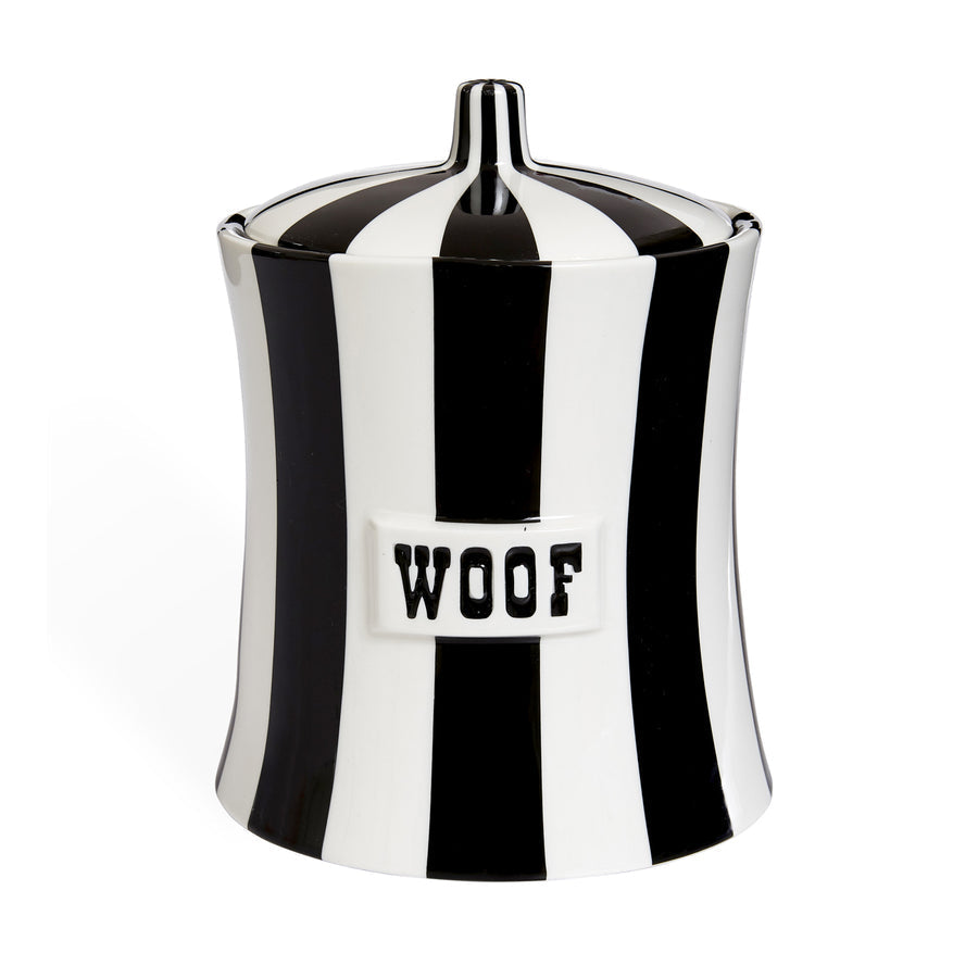 Stripes Porcelain Canister | Jonathan Adler Vice Woof | Oroa.com