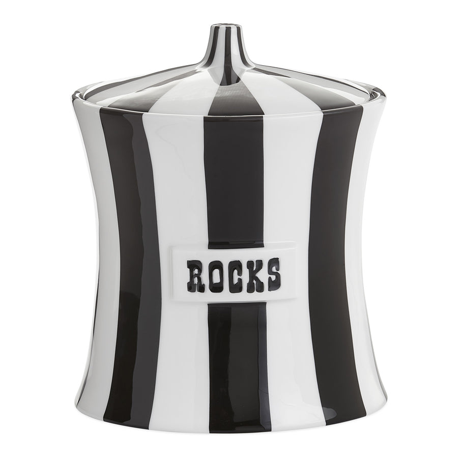 Glazed Porcelain Ice Bucket | Jonathan Adler Vice Rocks | Oroa.com