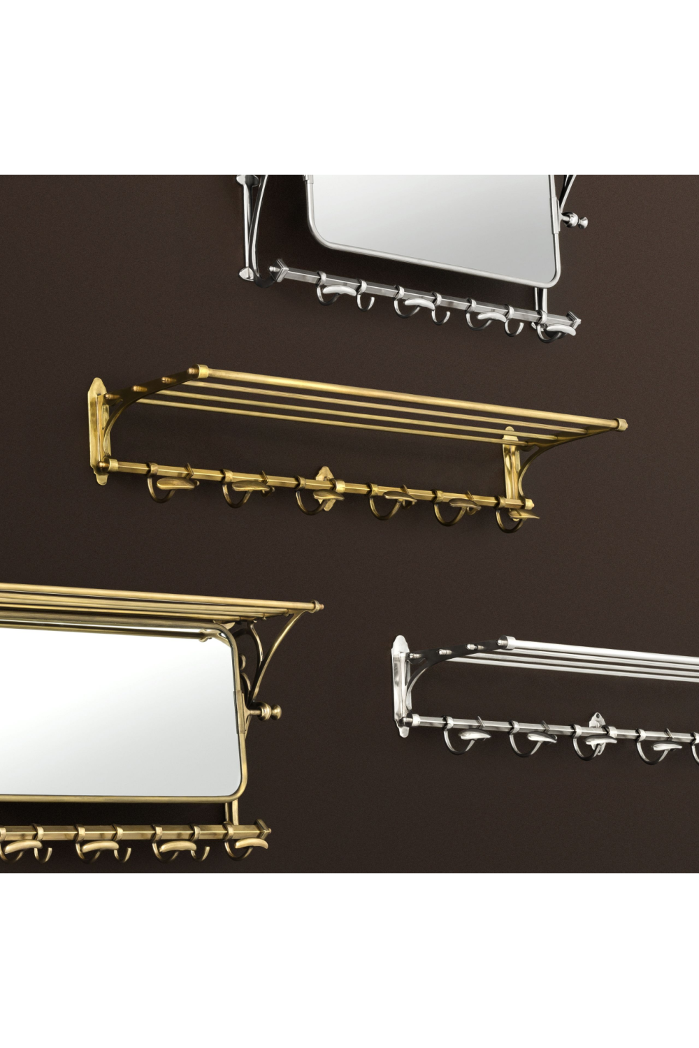 Antique Brass Coatrack | Eichholtz Arini | OROA