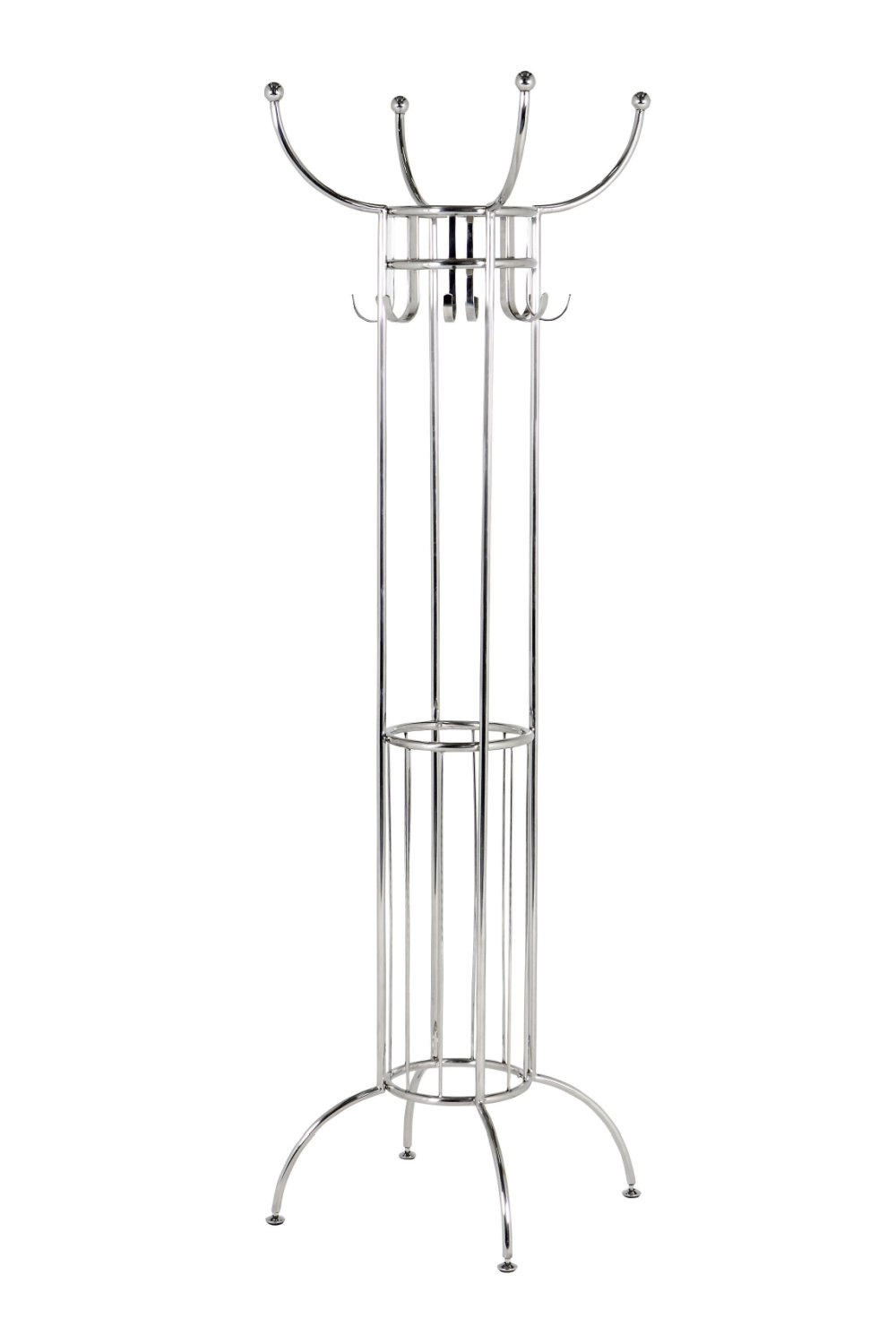 Silver coat rack 2025