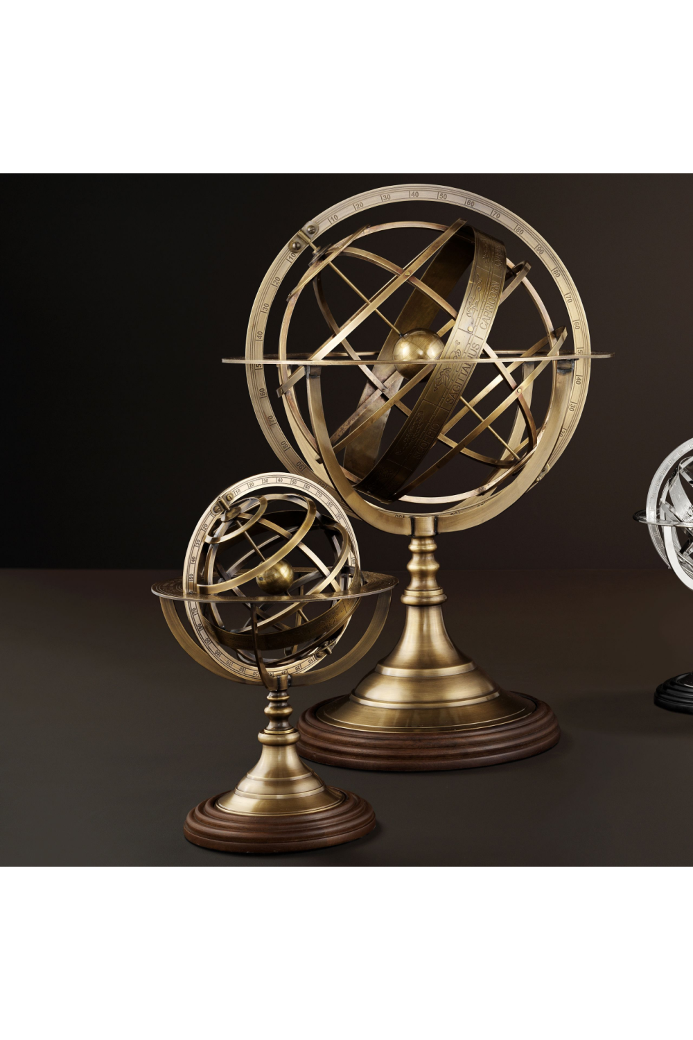 Antique Brass Globe | Eichholtz L | OROA