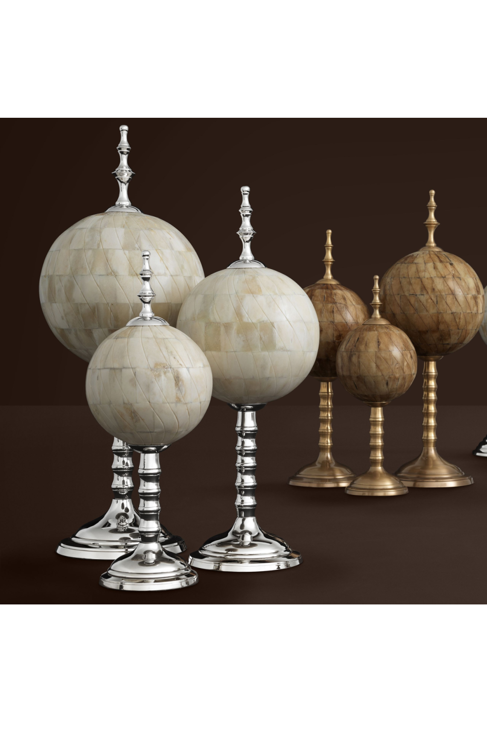 Globe Decor (set of 3) | Eichholtz Leonardo | OROA
