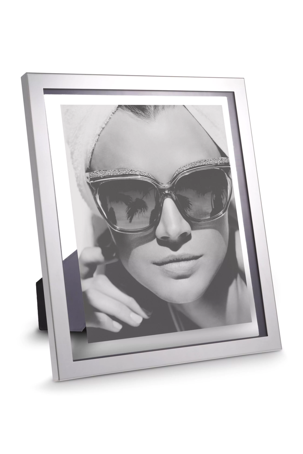 Silver Clear Glass Picture Frame | Eichholtz Brentwood - XL | Oroa.com