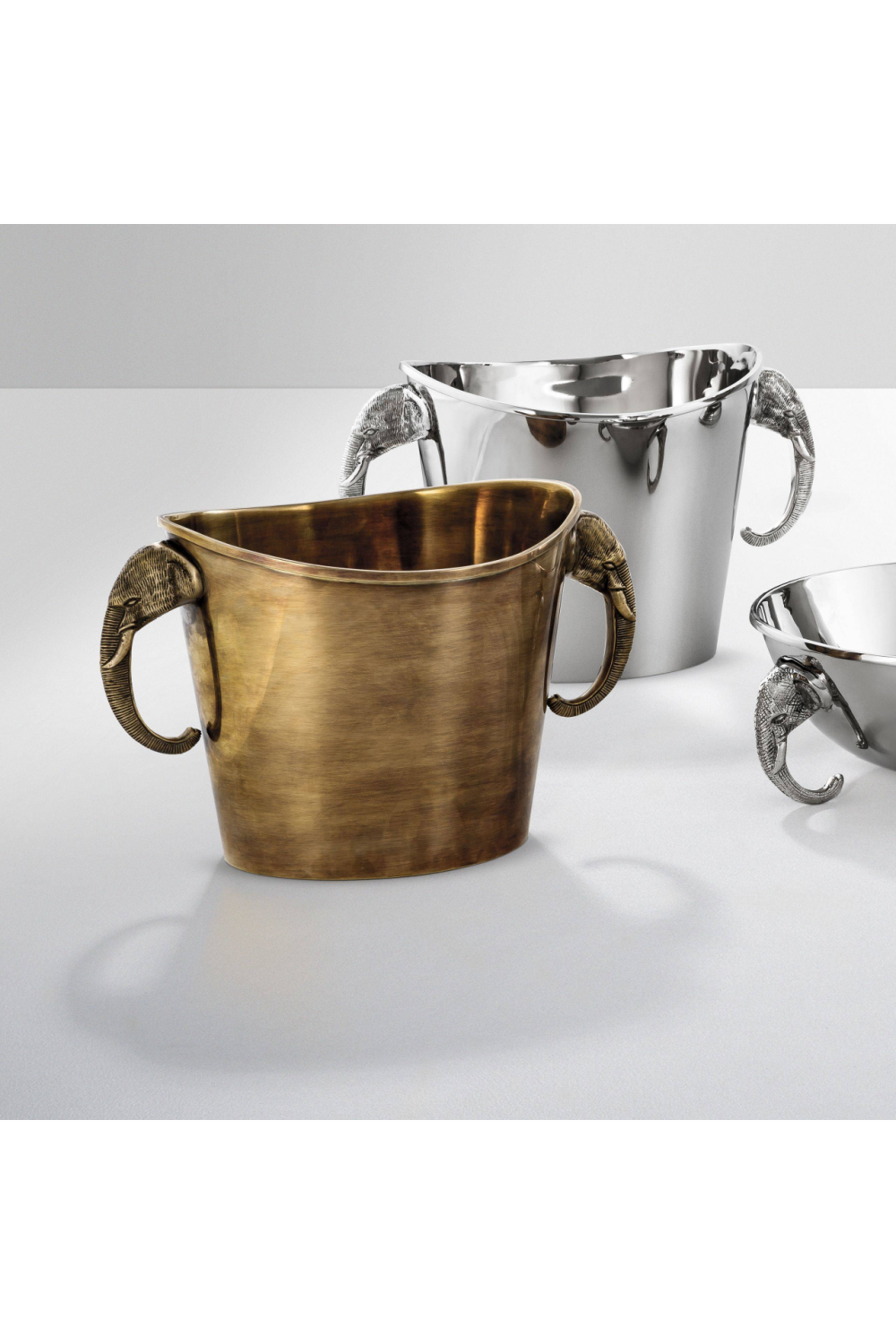 Brass Wine Cooler | Eichholtz Maharaja | OROA Modern Furniture