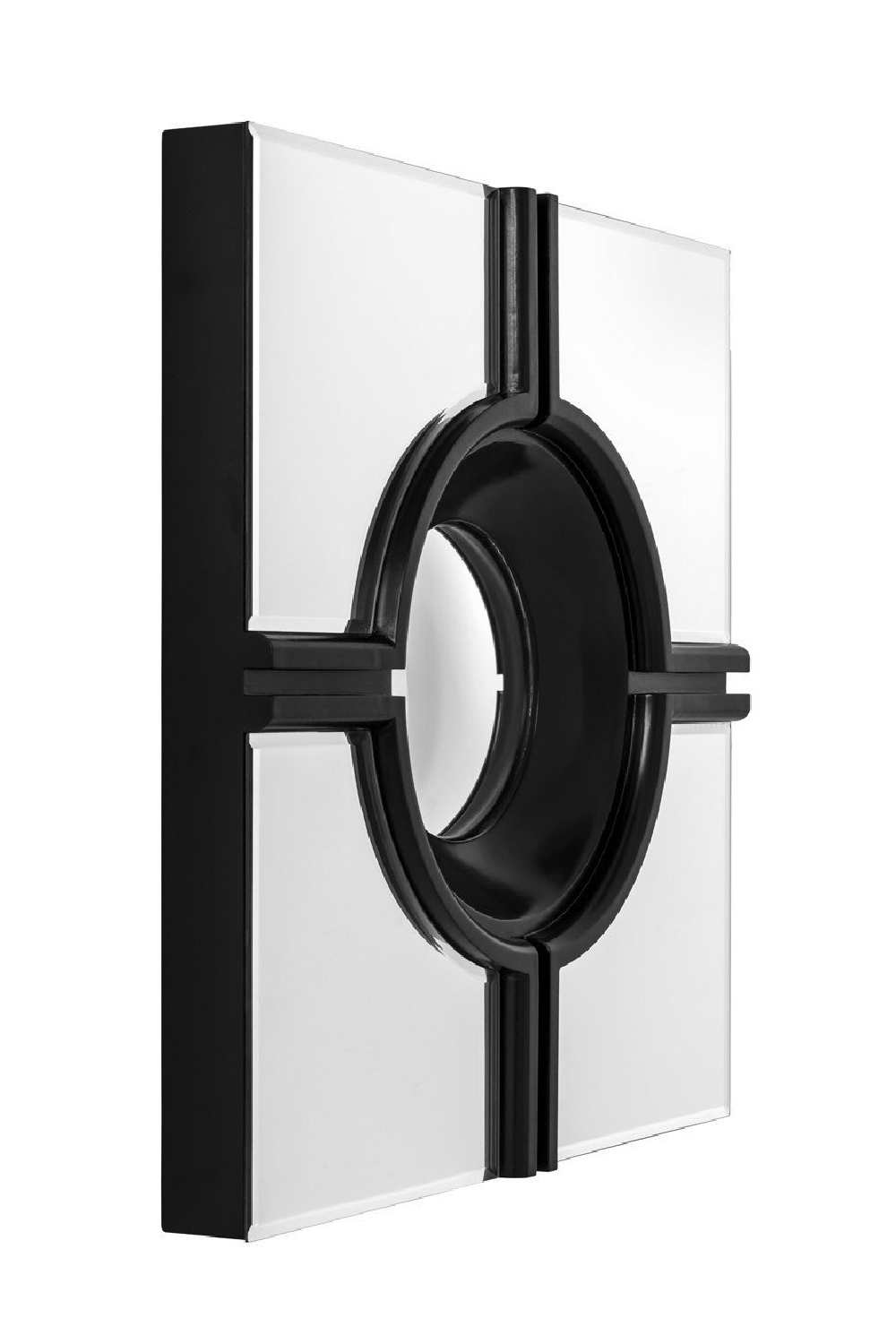 Black Grid Inlay Mirror | Eichholtz Jagger | OROA