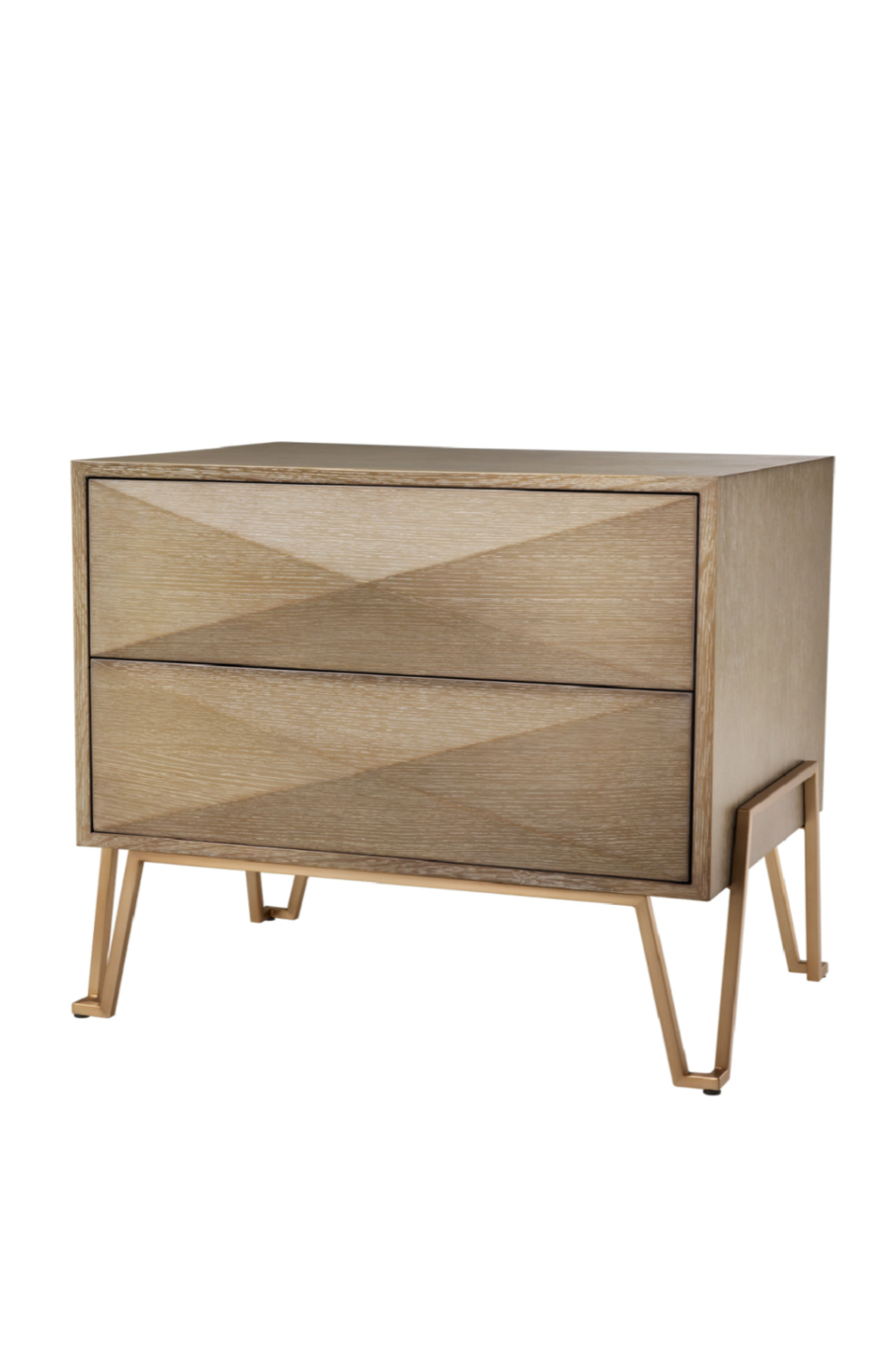 2 Drawer Hairpin Nightstand | Eichholtz Highland | OROA