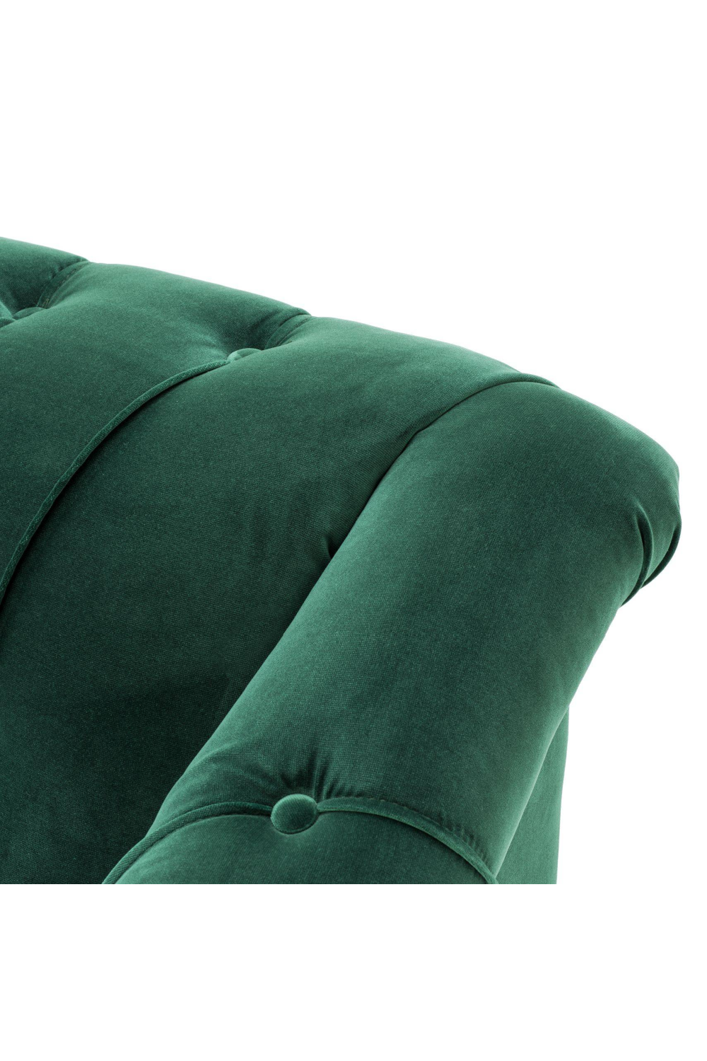 Tufted Green Accent Chair | Eichholtz Brian | Oroa.com