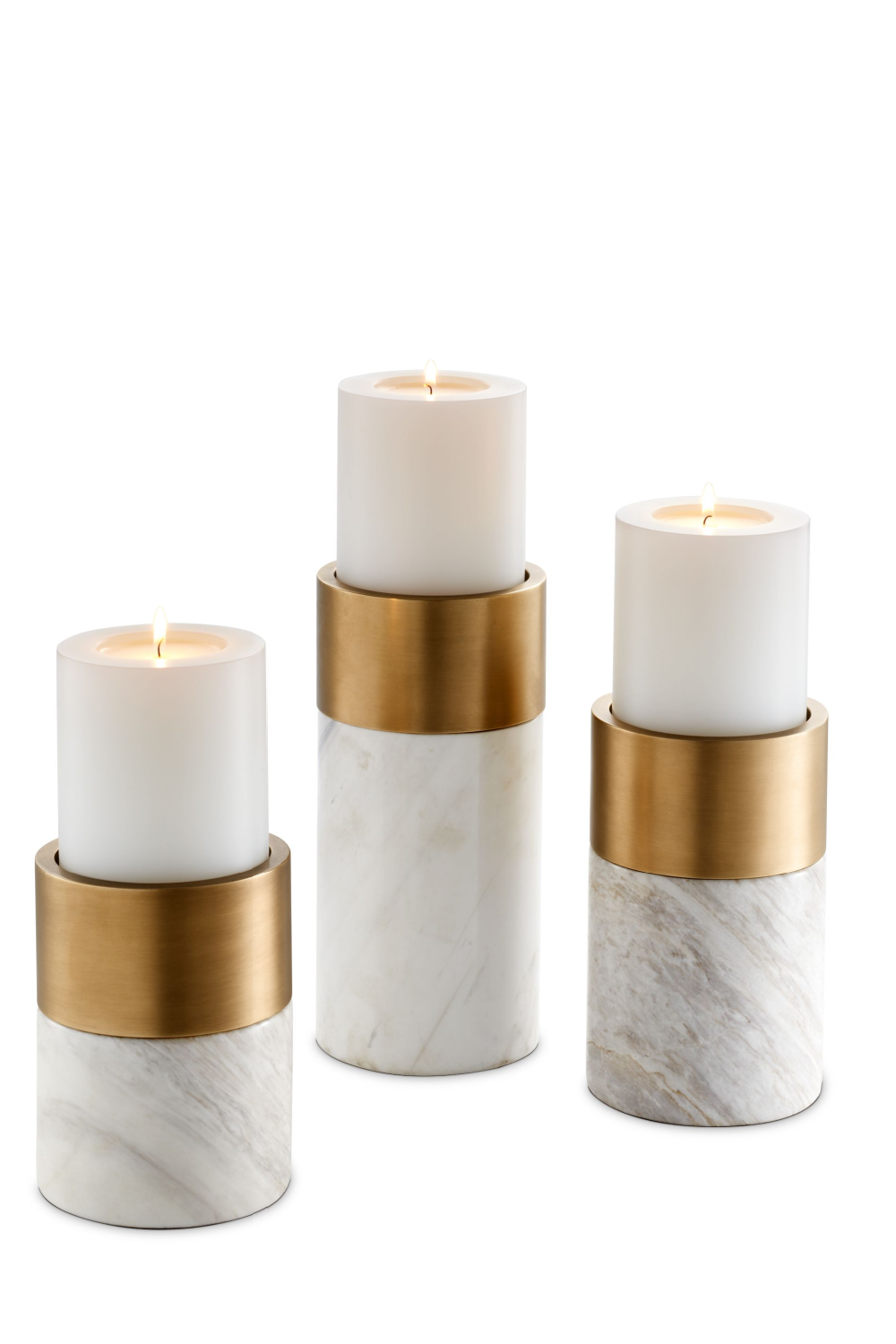 Marble Candle Holder Set | Eichholtz Sierra | OROA