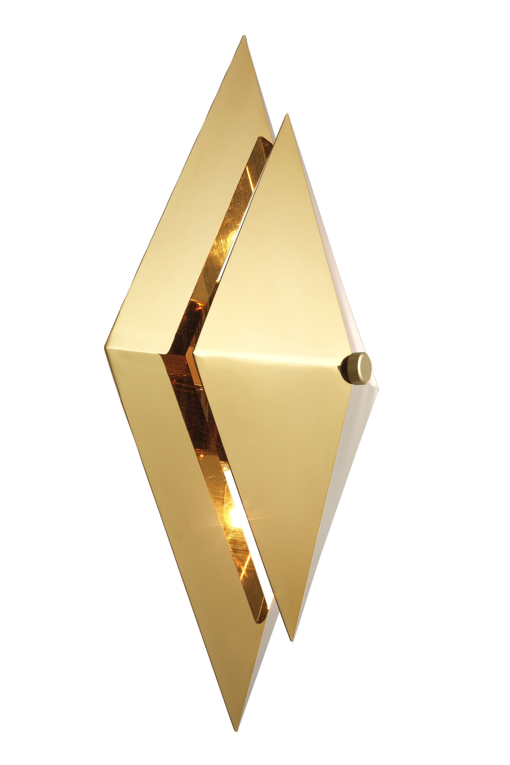Gold Rhombus Wall Lamp | Eichholtz Augustas | OROA