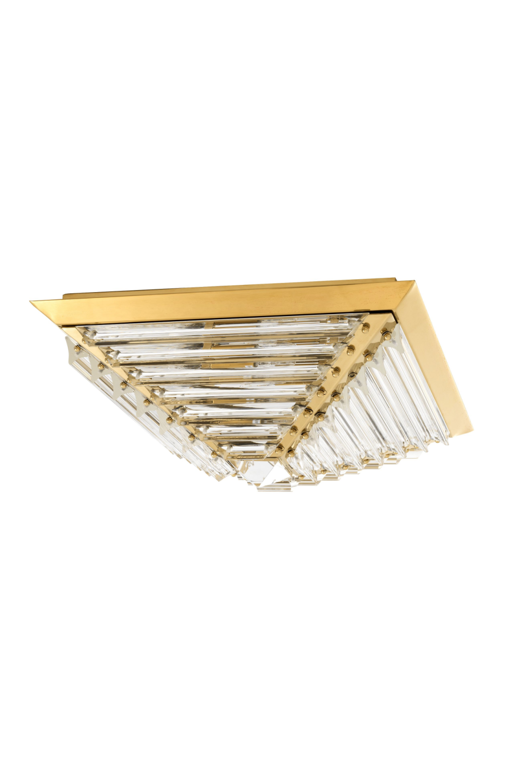 Gold Pyramid Flush Mount | Eichholtz Eden | OROA
