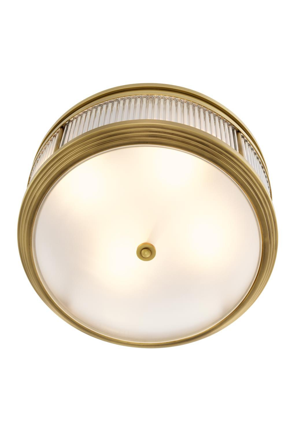 Round Brass Flush Mount | Eichholtz Rousseau | OROA - Luxury Lighting