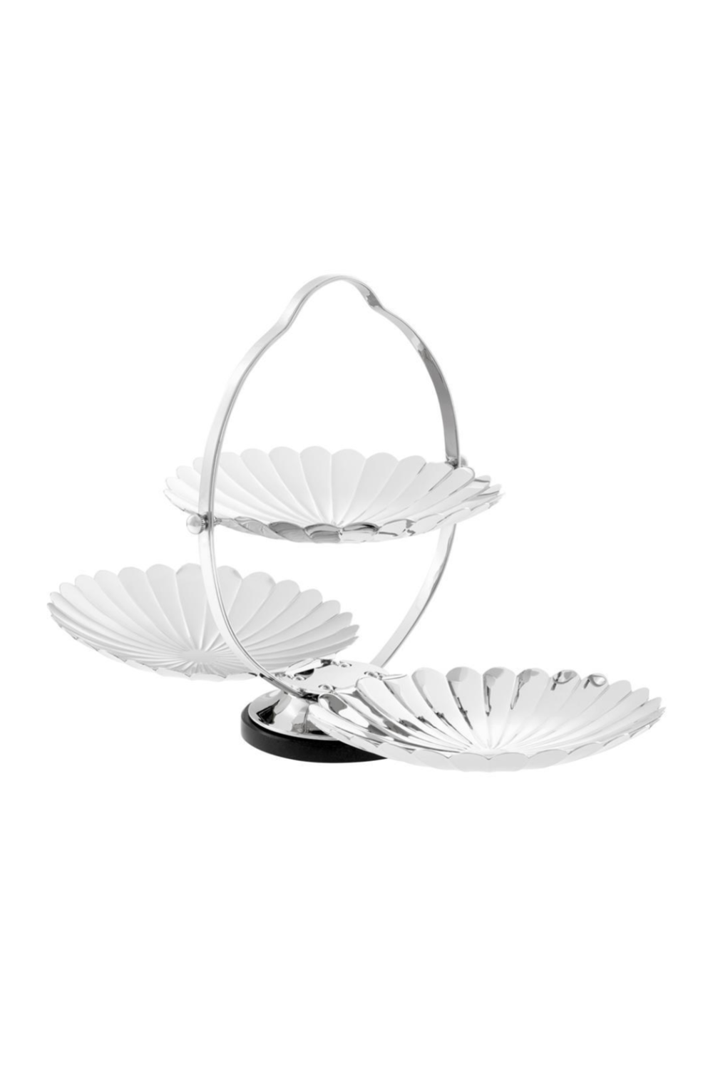 Gorgeous 3 Tier Scalloped Tray Eichholtz Beatrice OROA