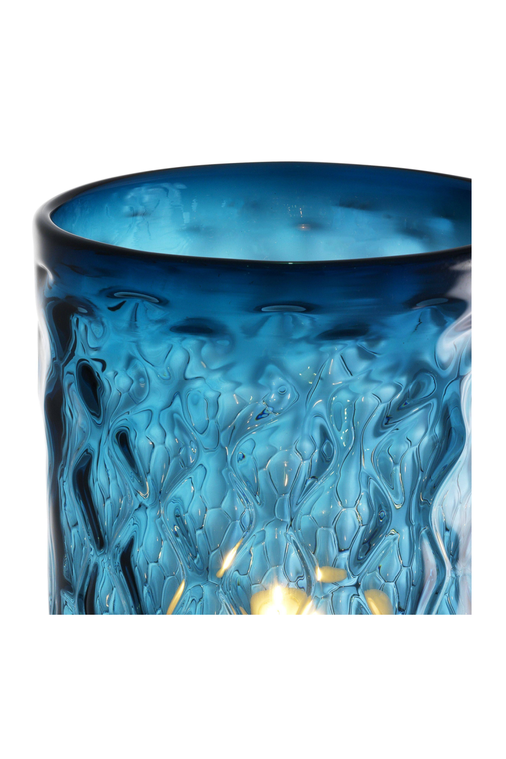 Blue Glass Hurricane - L | Eichholtz Aquila | OROA
