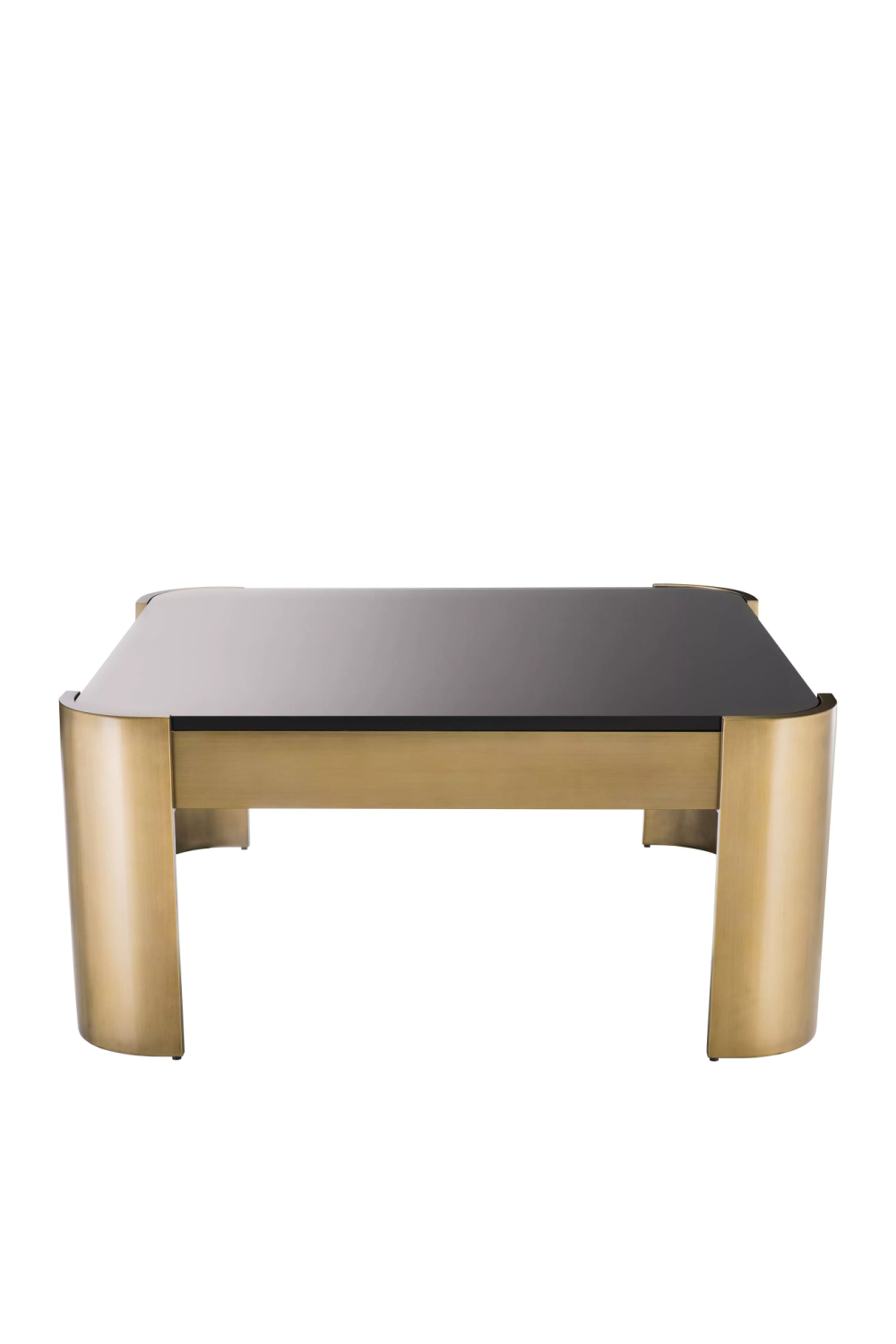 Cleo Side Table - Tall - Antique Brass