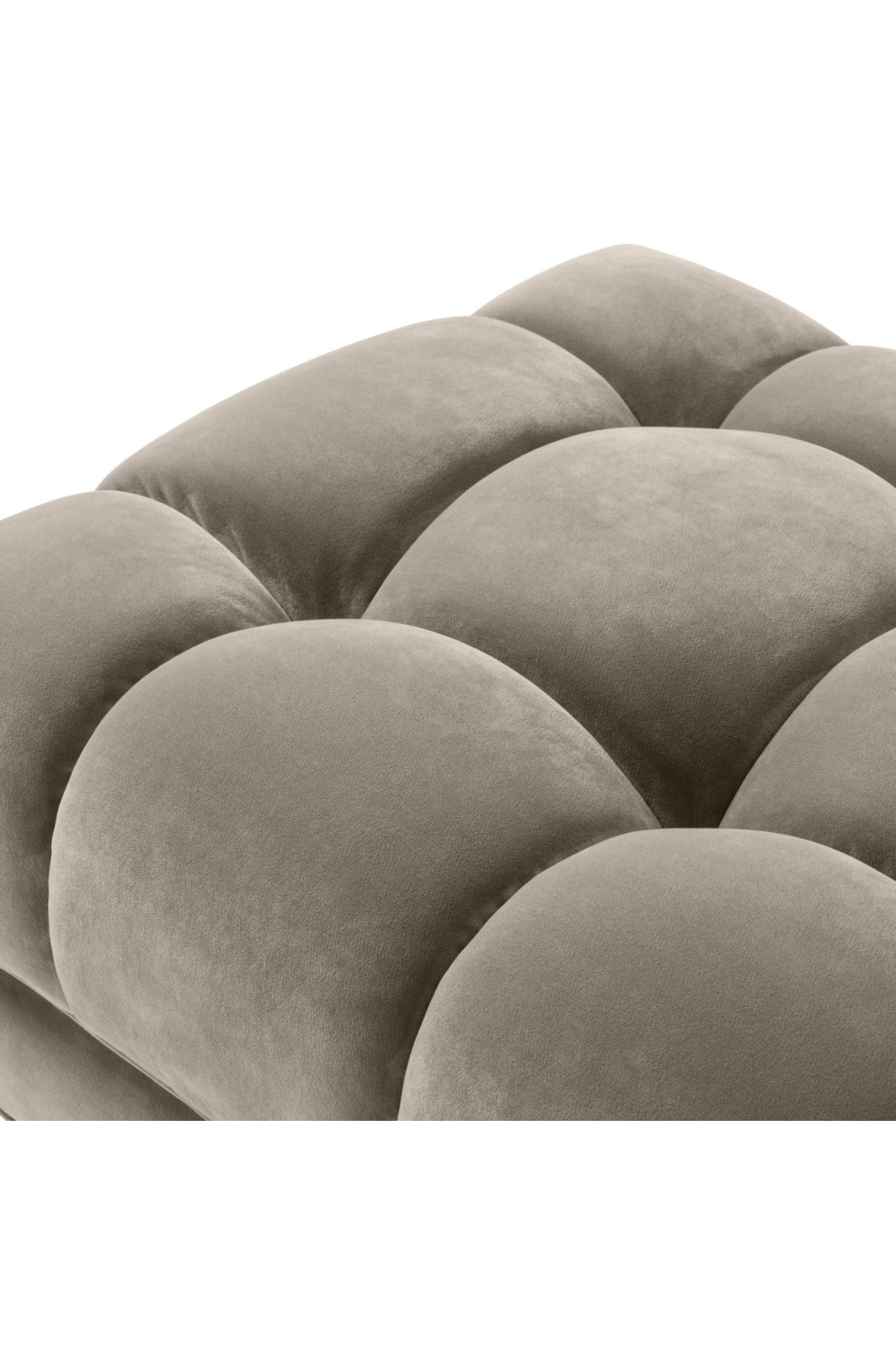 Greige Tufted Upholstered Bench | Eichholtz Sienna | OROA