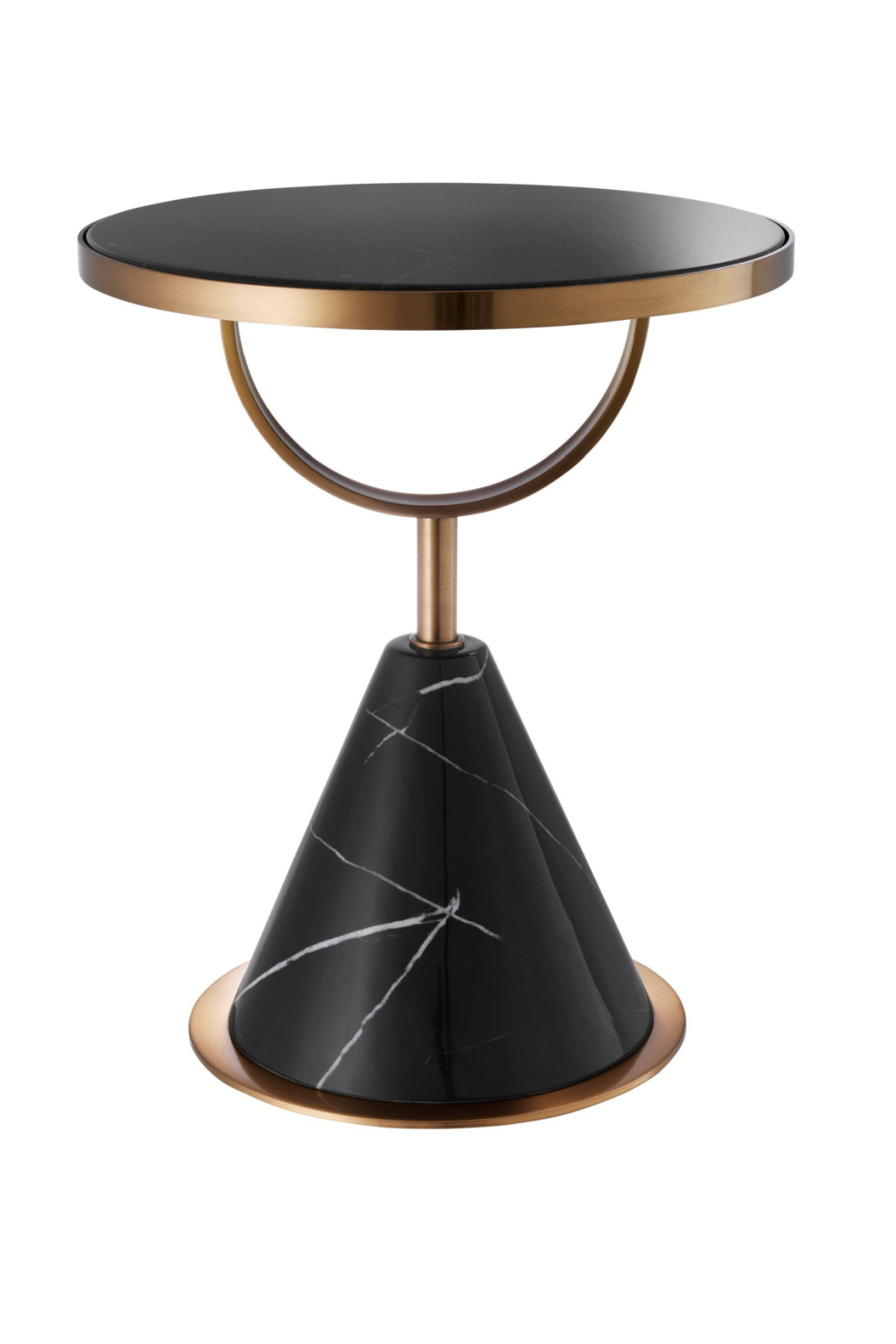 Black Marble Side Table | Eichholtz Park Lane | OROA