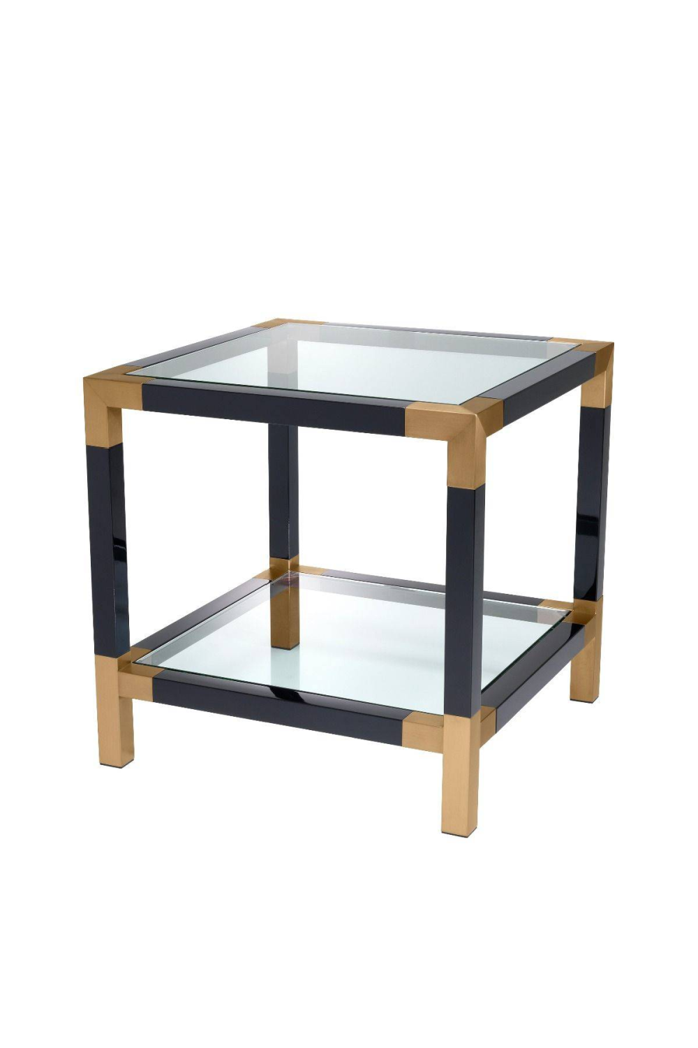 Black Clear Glass Side Table | Eichholtz Royalton | OROA