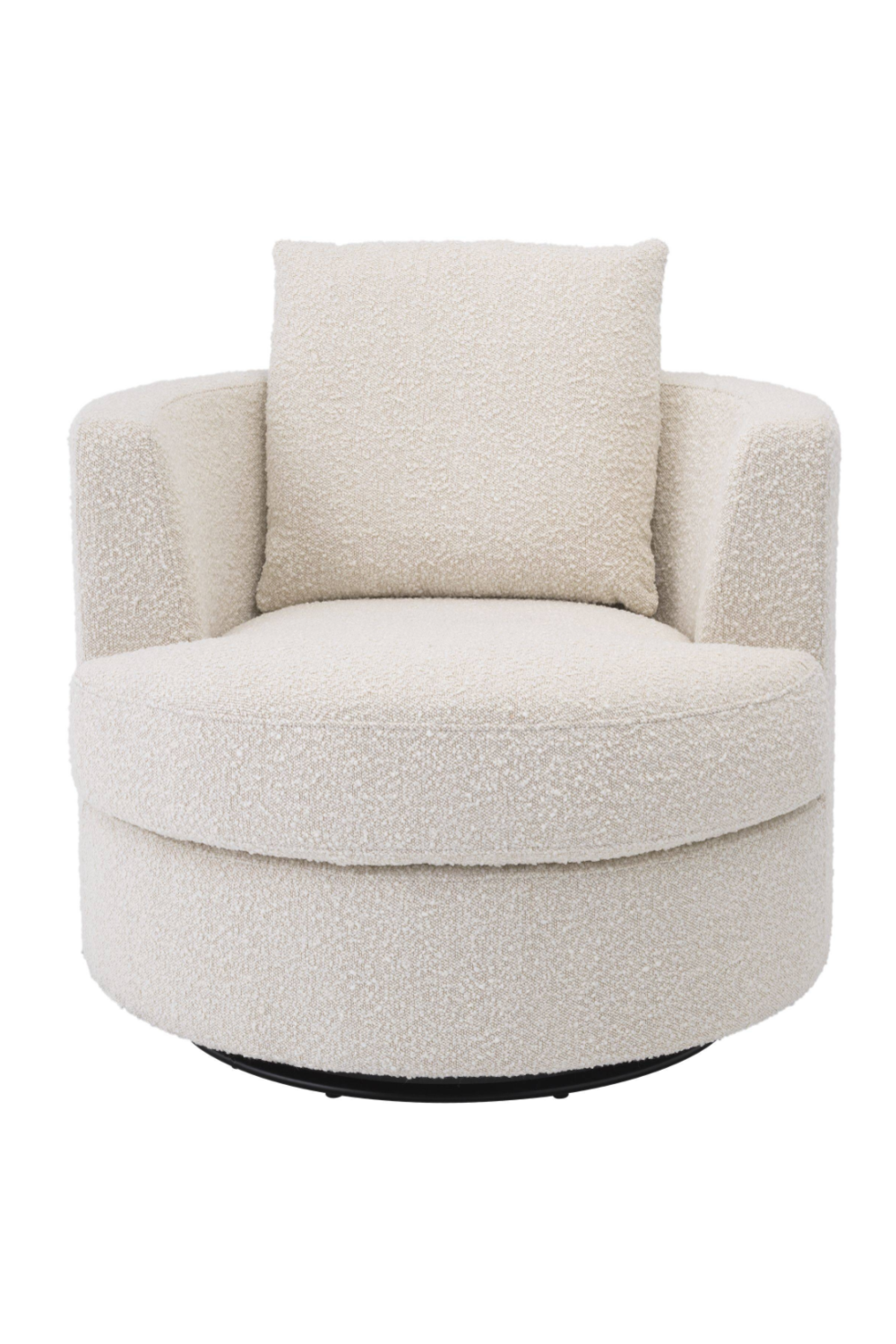 Cream Bouclé Swivel Chair | Eichholtz Felix | Oroa.com