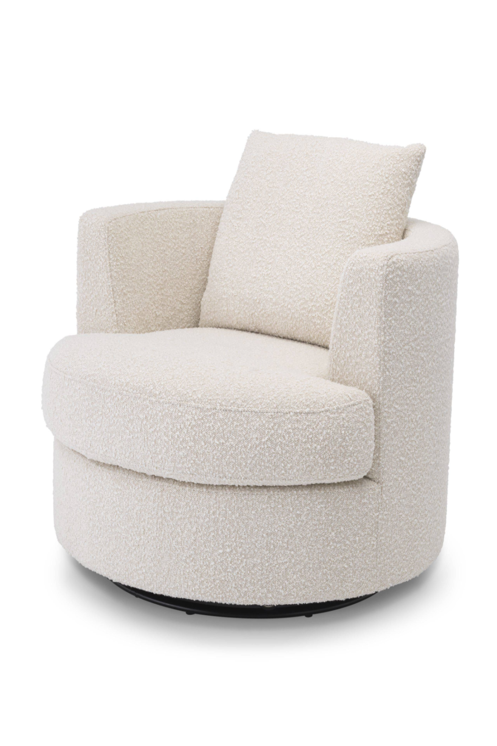 Cream Bouclé Swivel Chair | Eichholtz Felix | Oroa.com