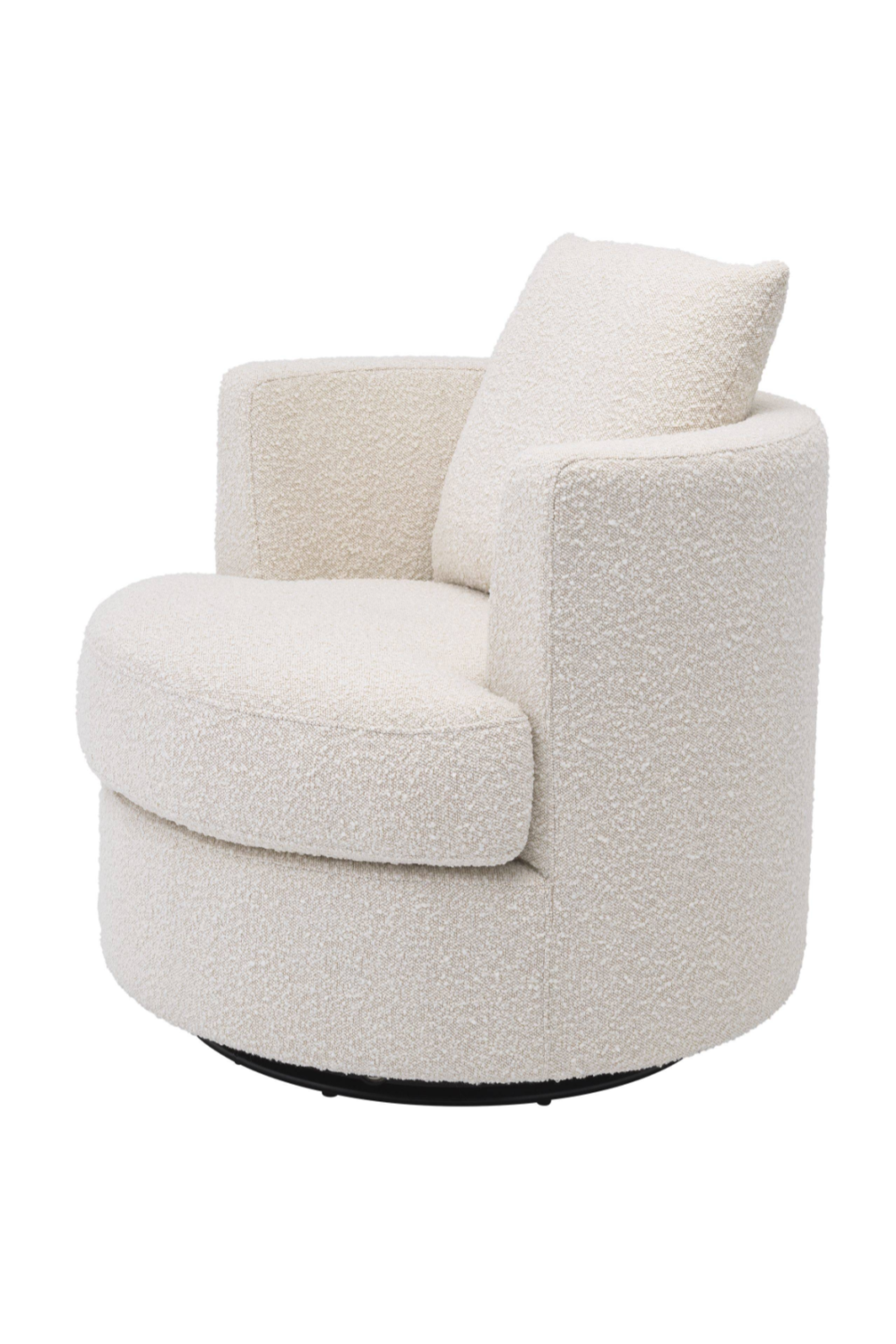 Cream Bouclé Swivel Chair | Eichholtz Felix | Oroa.com