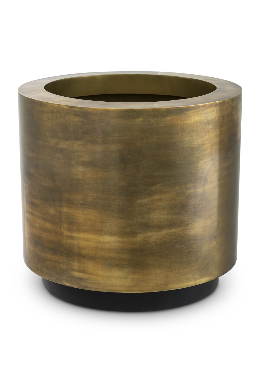 Vintage Brass Round Planter | Eichholtz Jasper | Oroa.com