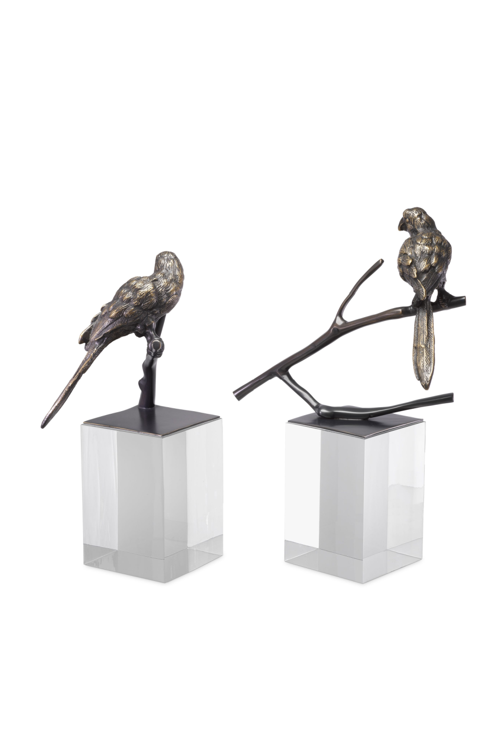 Bronze Bird Figurine Set (2) | Eichholtz Morgana | OROA