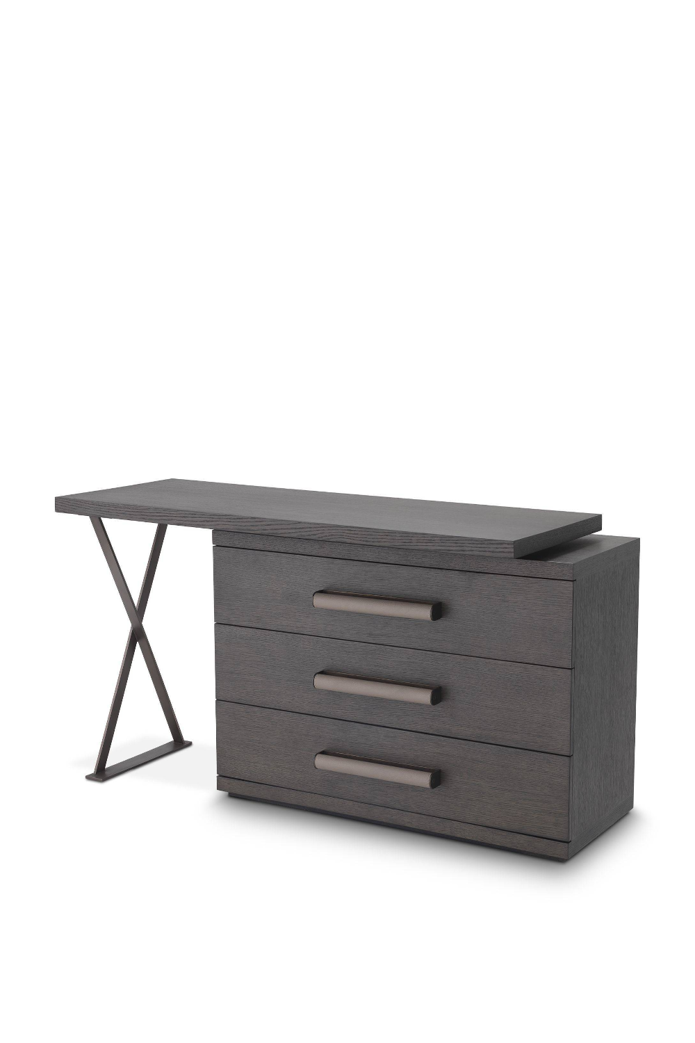 3 Drawer Oak Desk | Eichholtz Sanderson | OROA TRADE