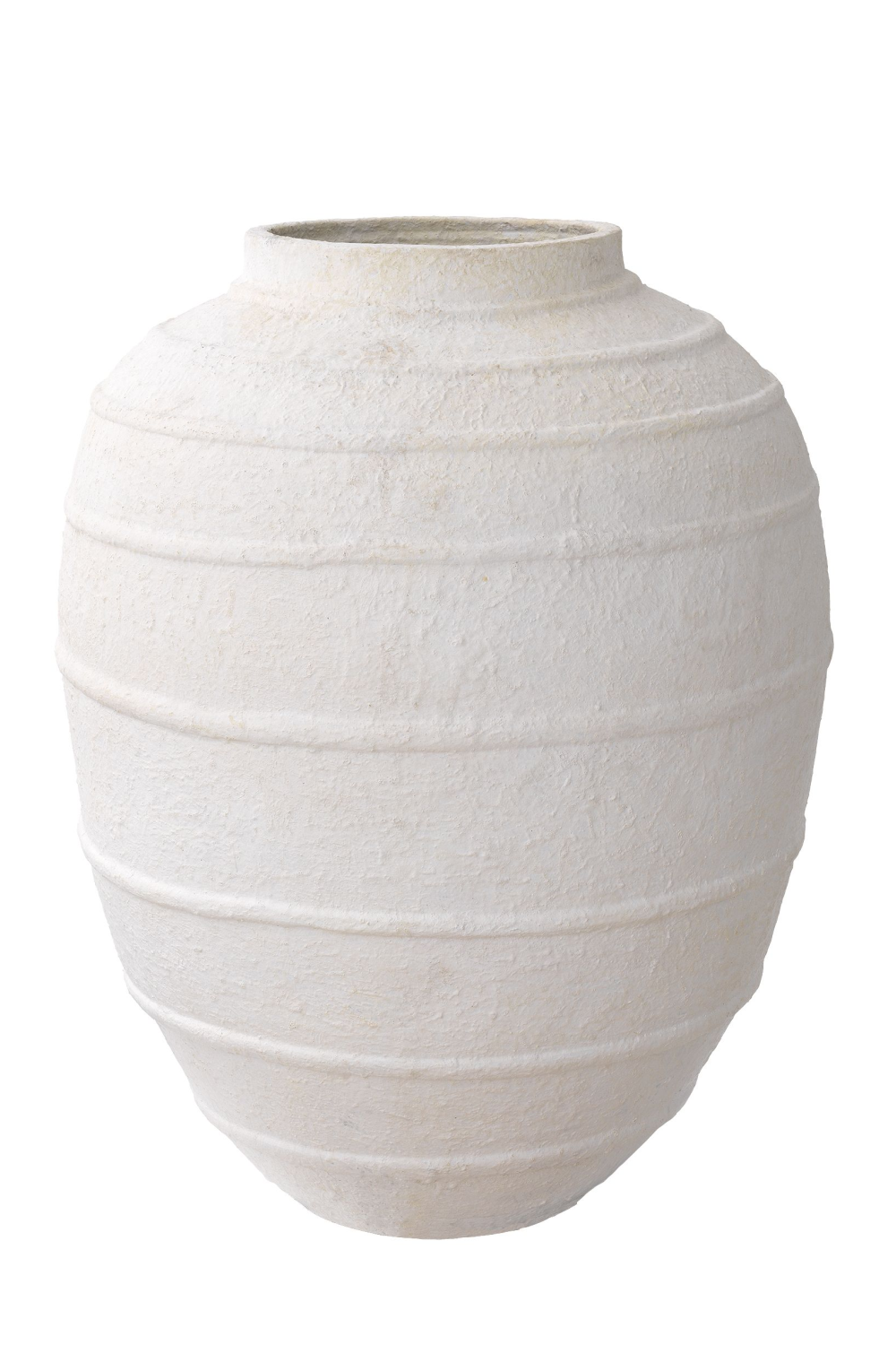 White Handmade Clay Vase | Eichholtz Romane | OROA