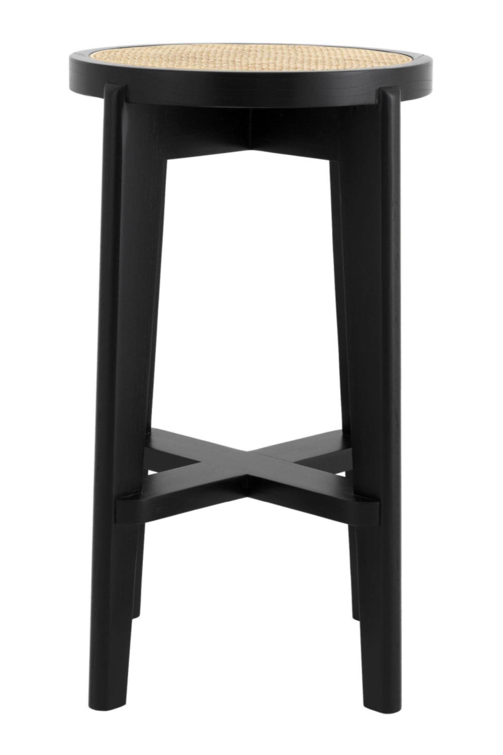 Black Rattan Bar Stool | Eichholtz Dareau | #1 Eichholtz Retailer