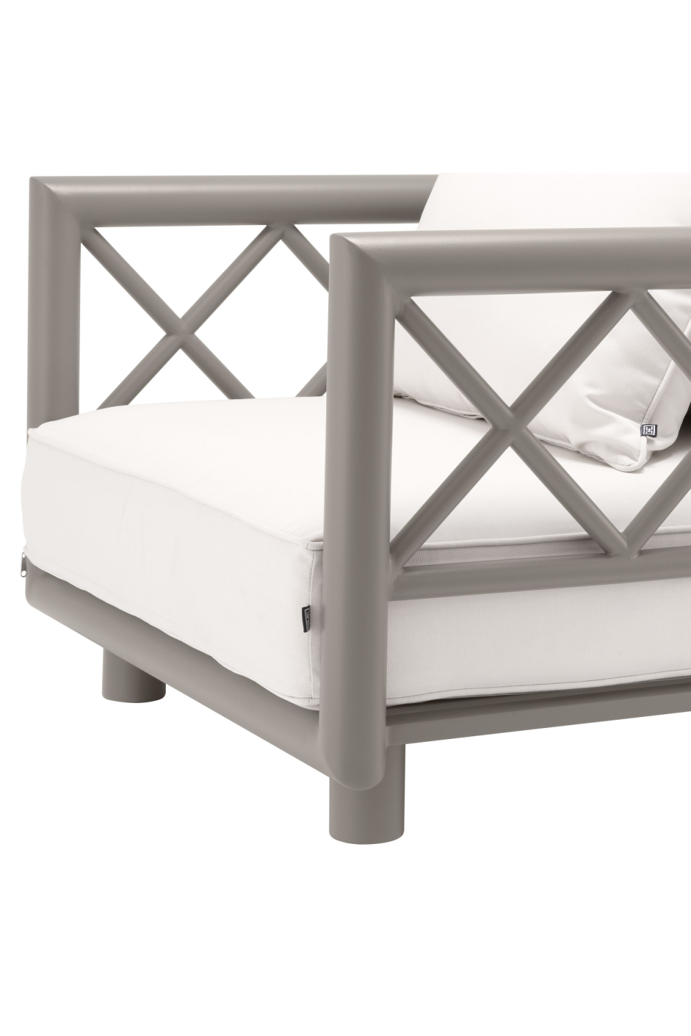 Gray Sunbrella Outdoor Lounge Chair | Eichholtz Mandelieu | Oroa.com