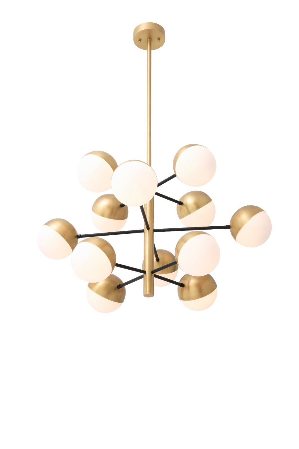 Brass Globe Sputnik Chandelier S | Eichholtz Cona | OROA