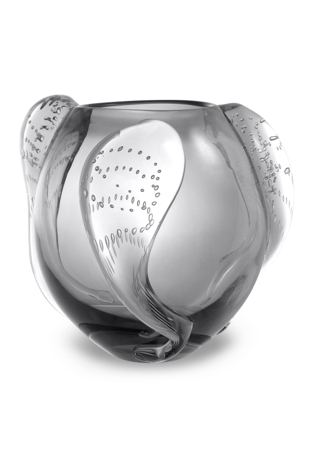 Gray Handblown Glass Vase | Eichholtz Sianluca L | Oroa.com