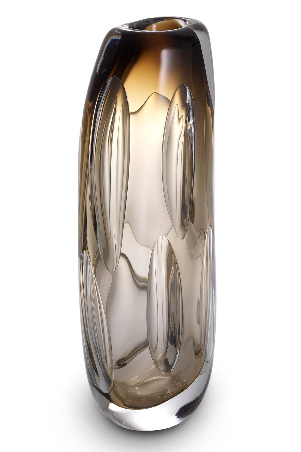 Brown Handblown Glass Vase | Eichholtz Sianni L | Oroa.com