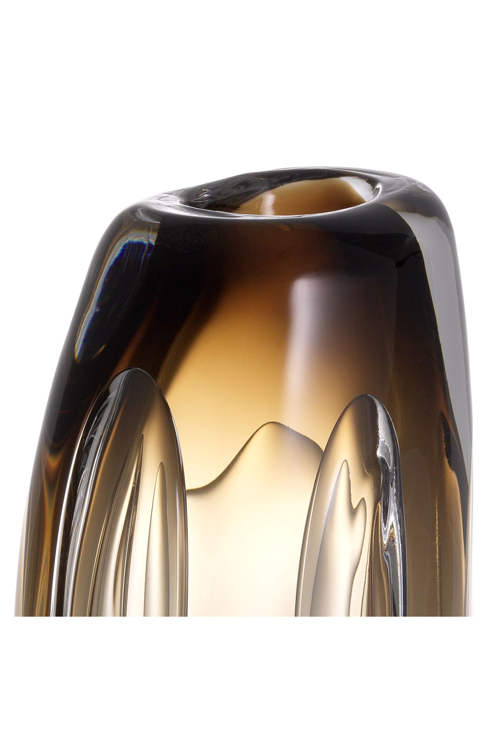 Brown Handblown Glass Vase | Eichholtz Sianni L | Oroa.com