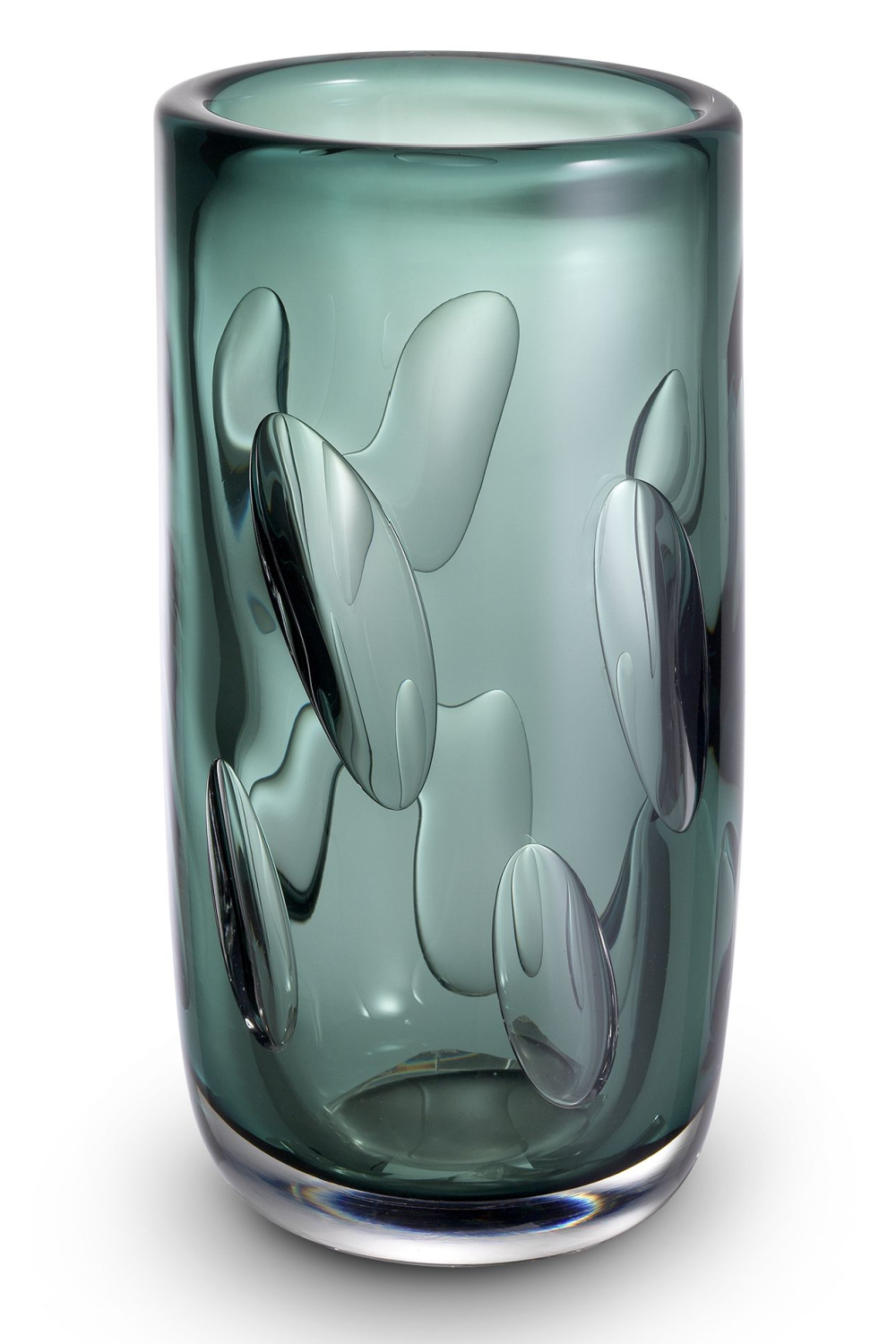Green Handblown Glass Vase | Eichholtz Nino S | OROA.com