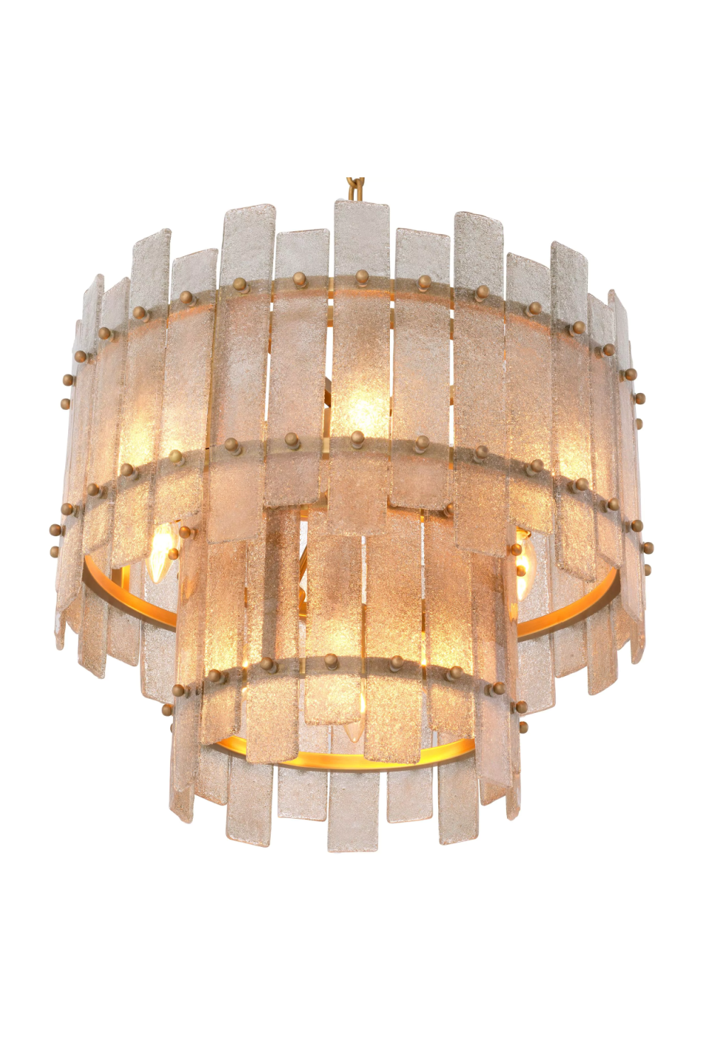 Frosted Hand-Blown Glass Chandelier | Eichholtz Caprera | OROA TRADE