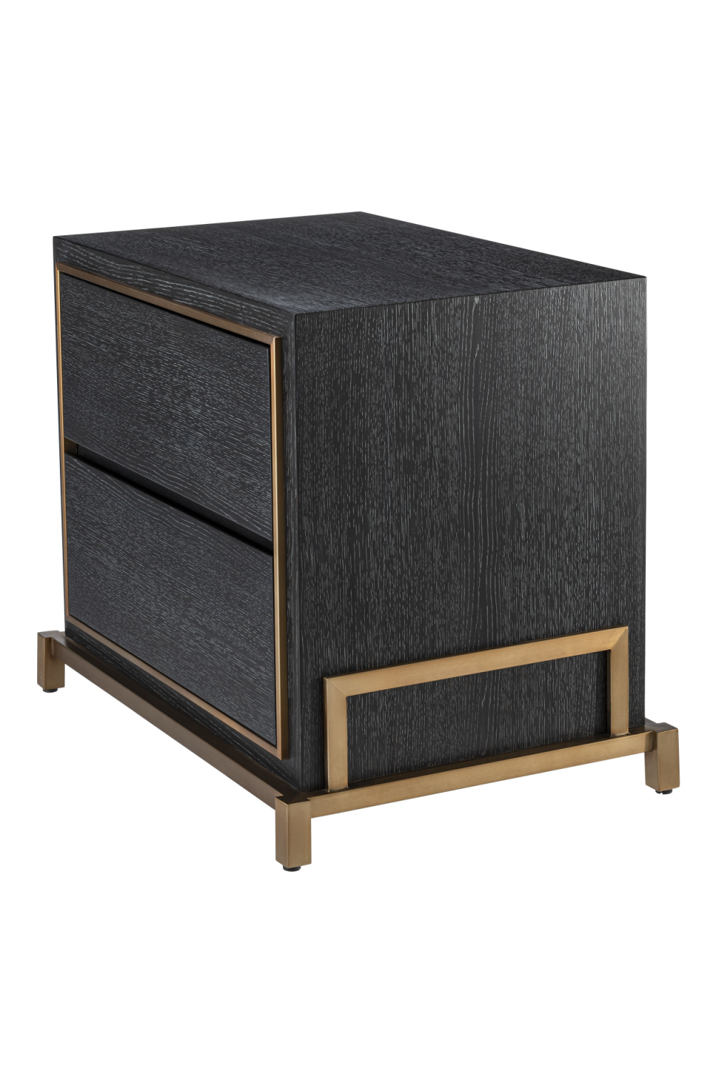 Charcoal Oak Bedside Table | Eichholtz Hazel | OROA