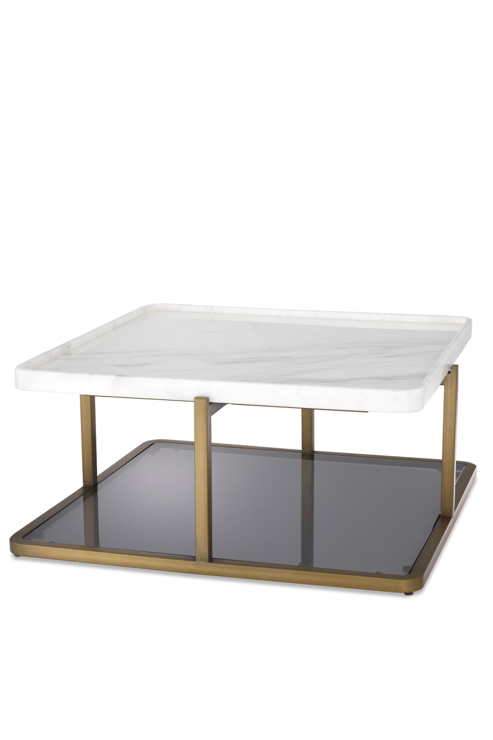 Square White Marble Coffee Table | Eichholtz Grant | OROA
