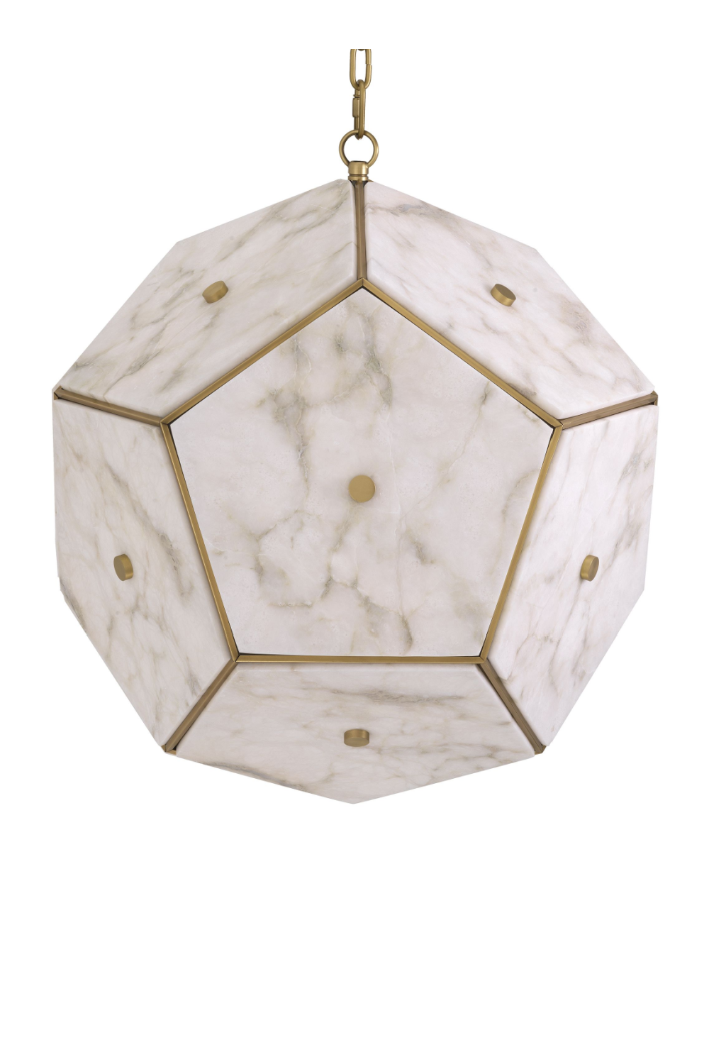 Pentagonal Alabaster Lantern | Eichholtz Gallo | OROA.com