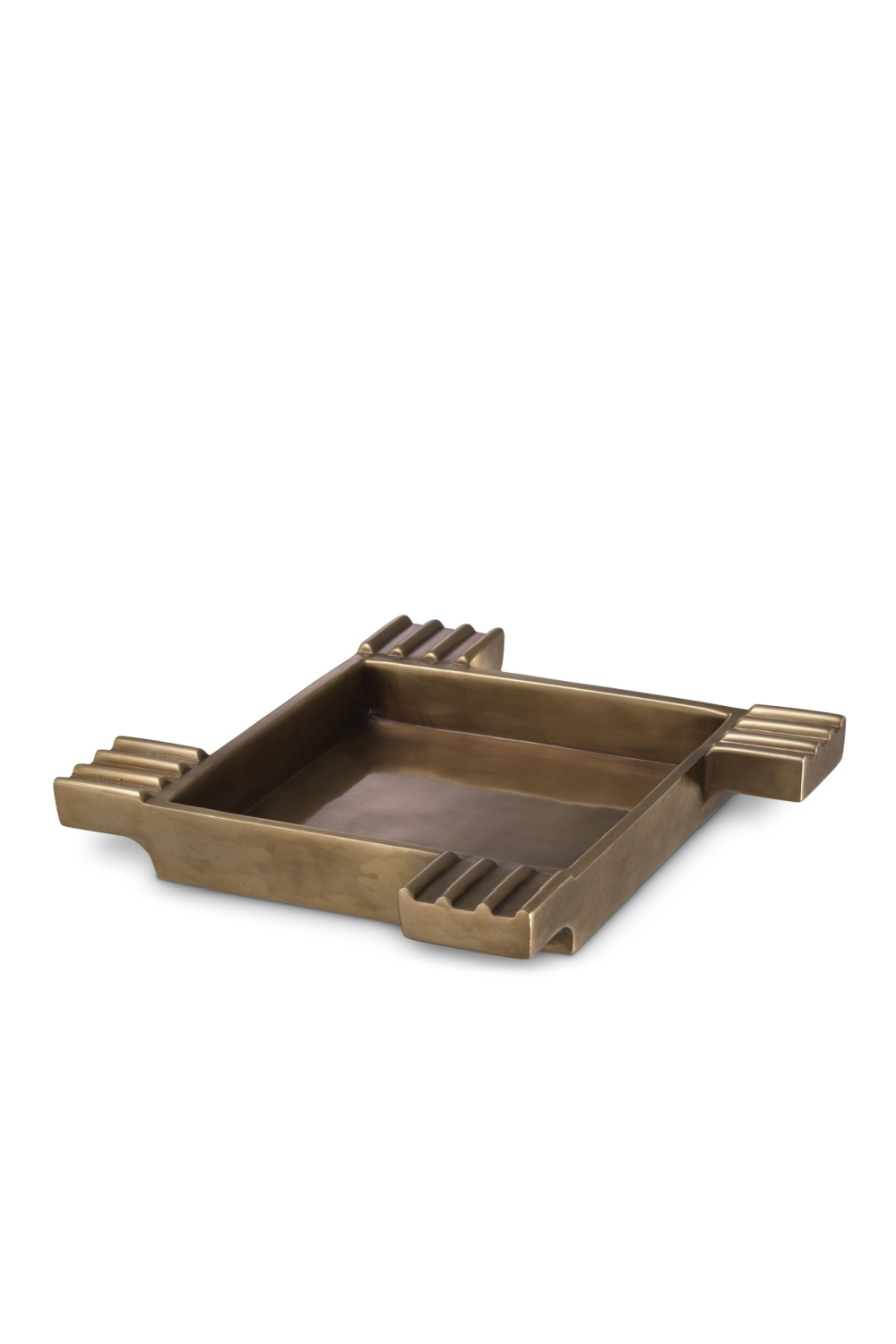 Vintage Brass Square Bowl | Eichholtz Mack | OROA